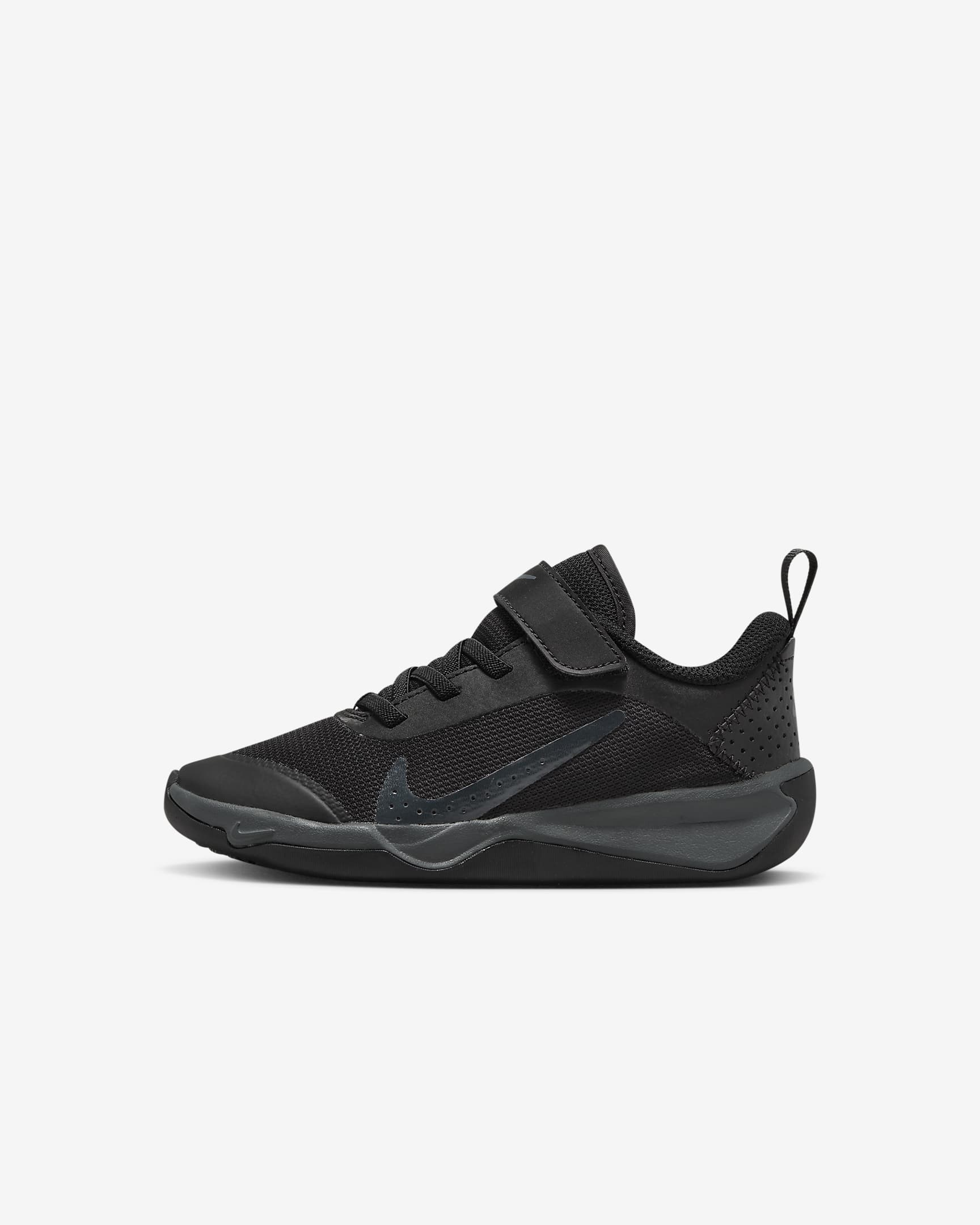 Nike Omni Multi-Court Younger Kids' Shoes - Black/Anthracite