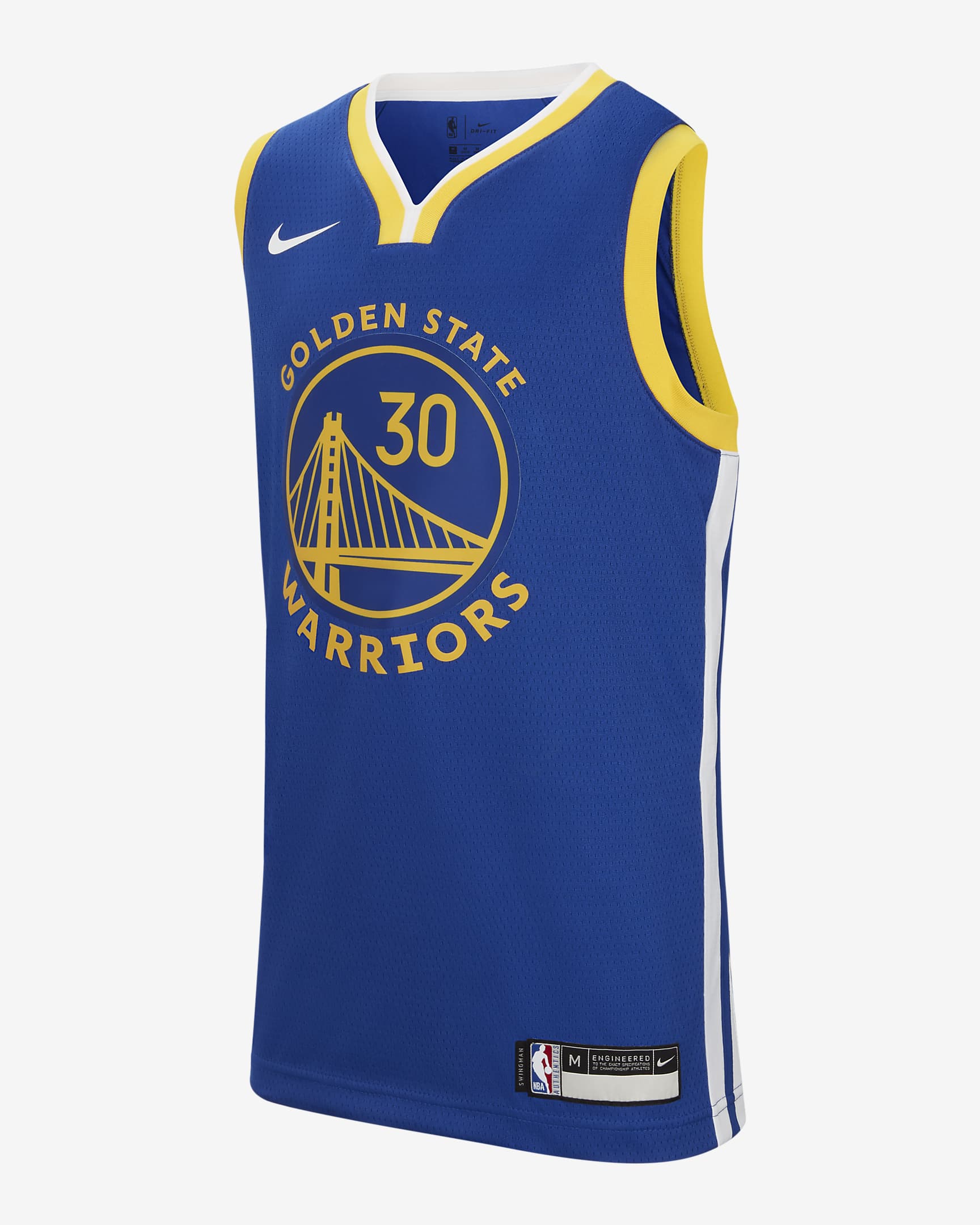 Warriors Icon Edition Older Kids' Nike NBA Swingman Jersey. Nike UK