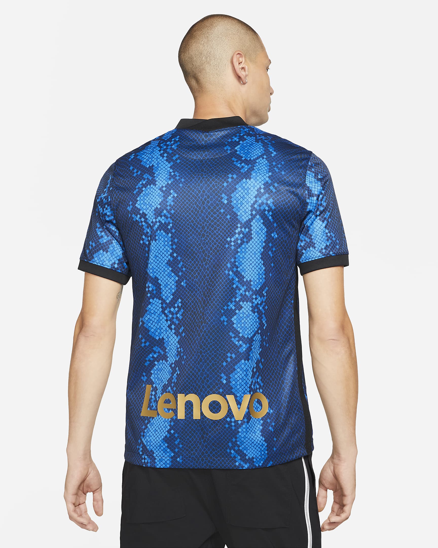 Inter Milan 2021/22 Stadium Home Men's Nike Dri-FIT Football Shirt. Nike BG