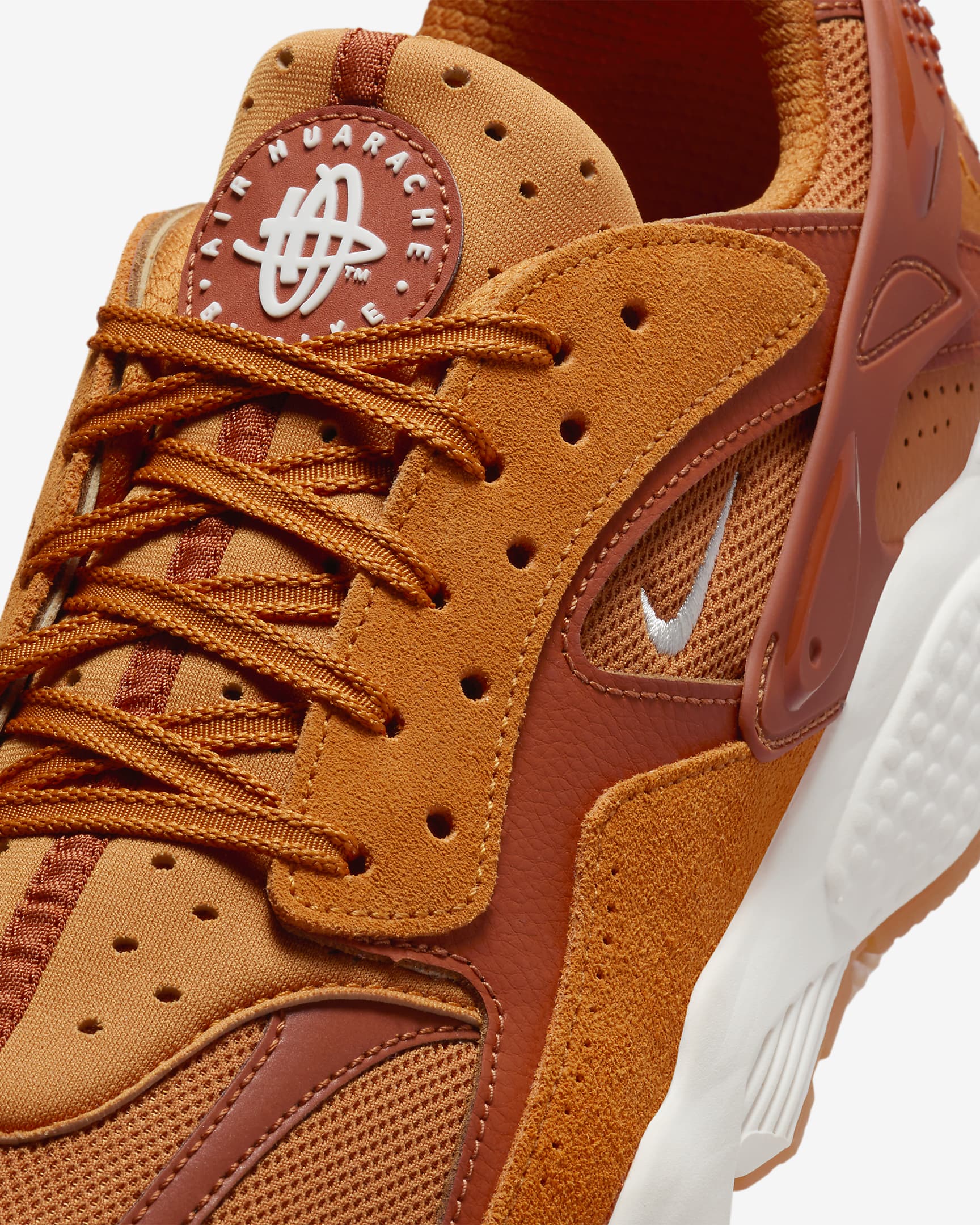 Nike Air Huarache Runner Men's Shoes - Monarch/Dark Russet/Gum Dark Brown/Sail