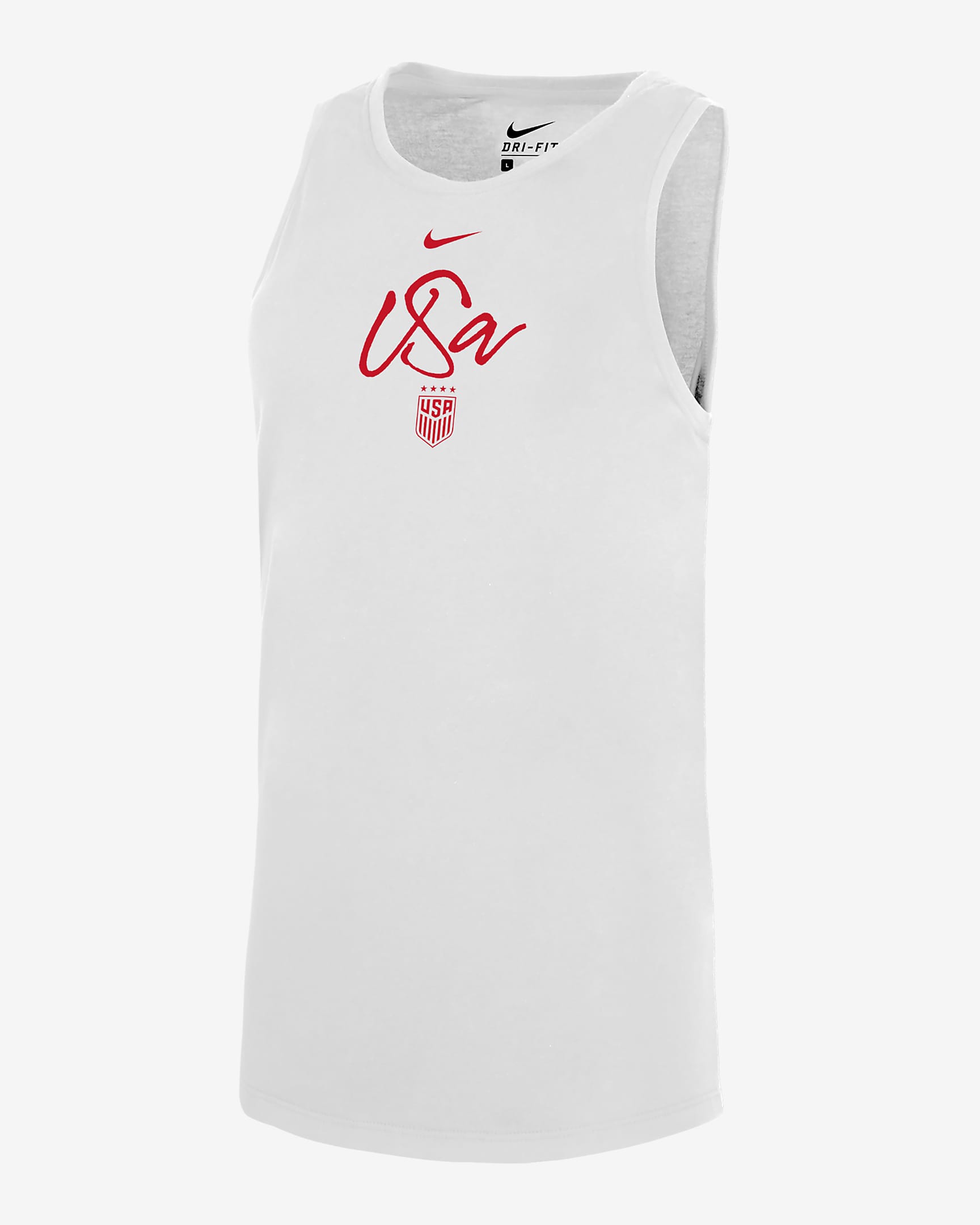 USWNT Women's Nike Dri-FIT Soccer Tank Top - White