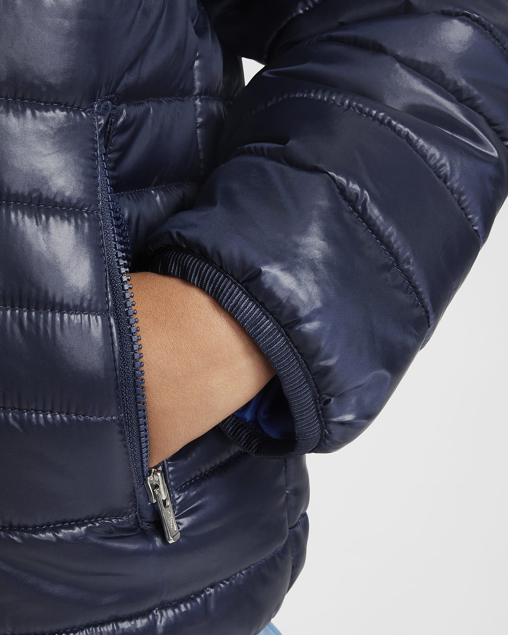 Nike Little Kids' Filled Quilted Jacket - Midnight Navy