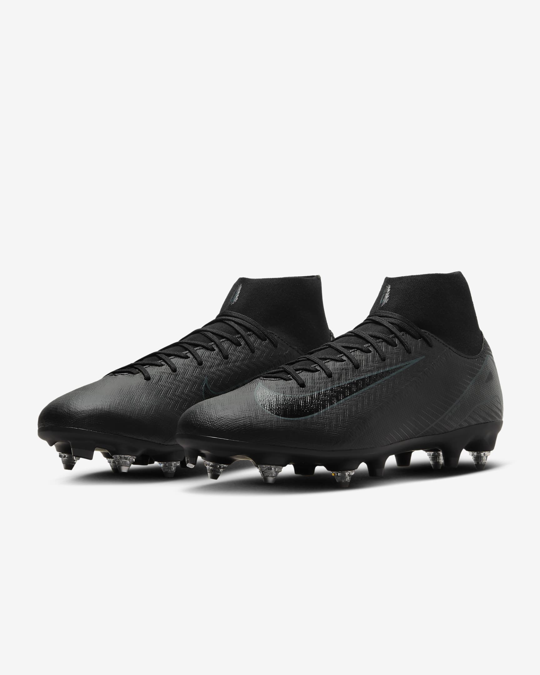 Chaussure de foot montante à crampons SG-Pro Nike Mercurial Superfly 10 Academy - Noir/Deep Jungle/Noir