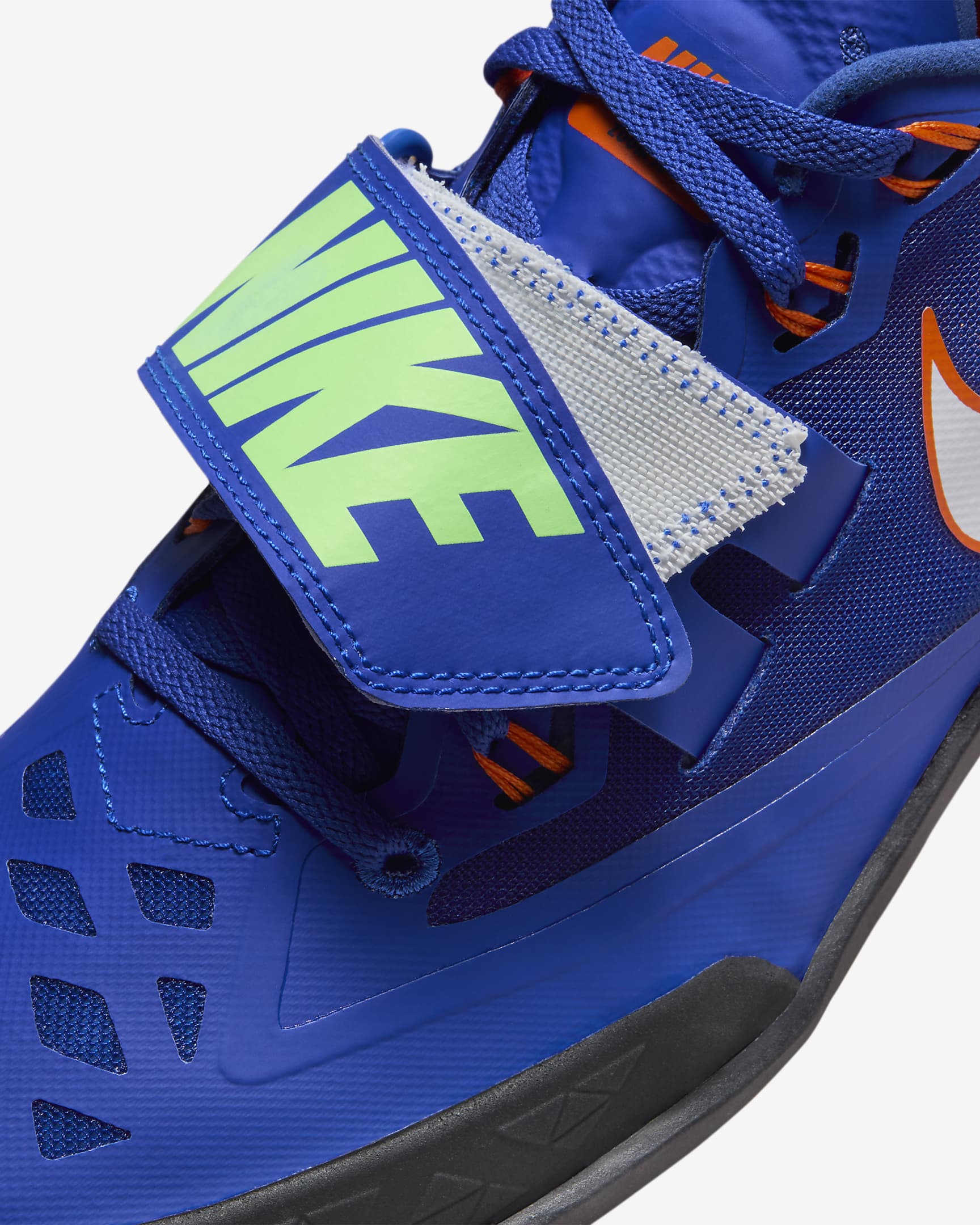 Nike Zoom SD 4 Athletics Throwing Shoes - Racer Blue/Lime Blast/Safety Orange/White