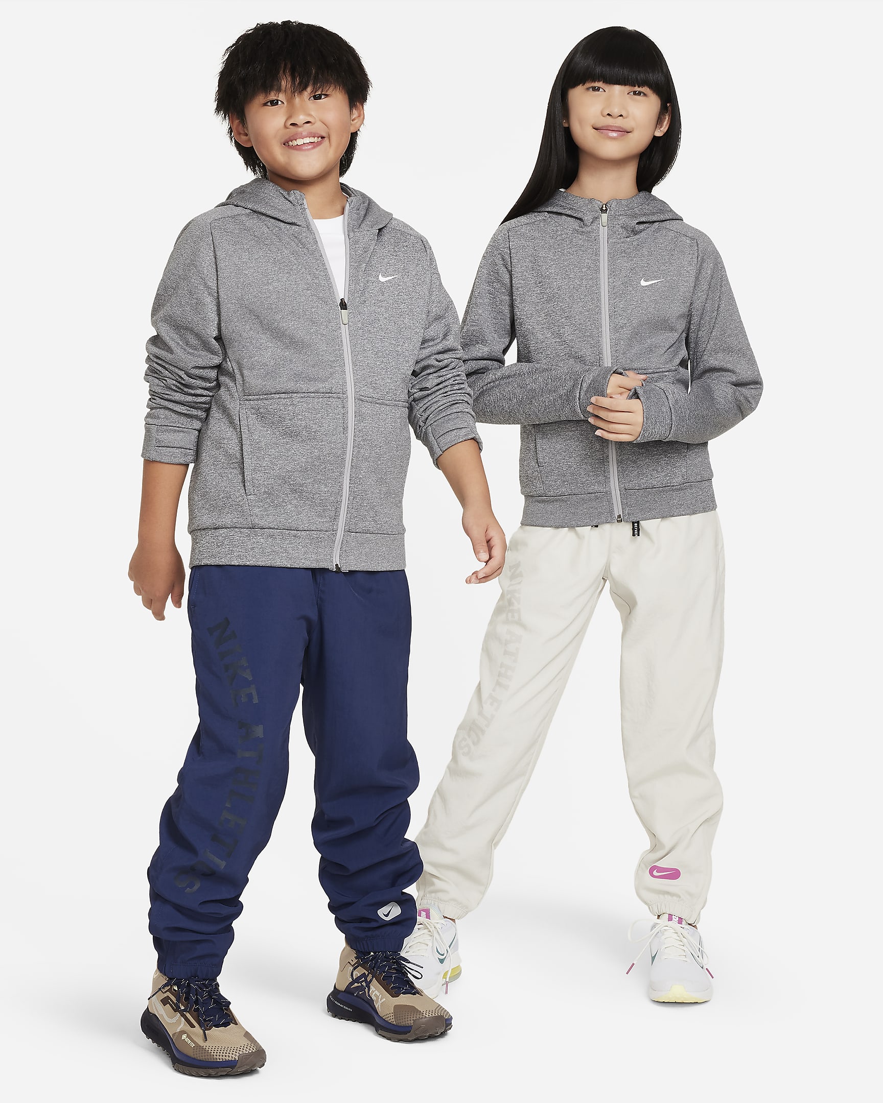 Nike Therma-FIT Multi+ Older Kids' Full-Zip Training Hoodie. Nike PT