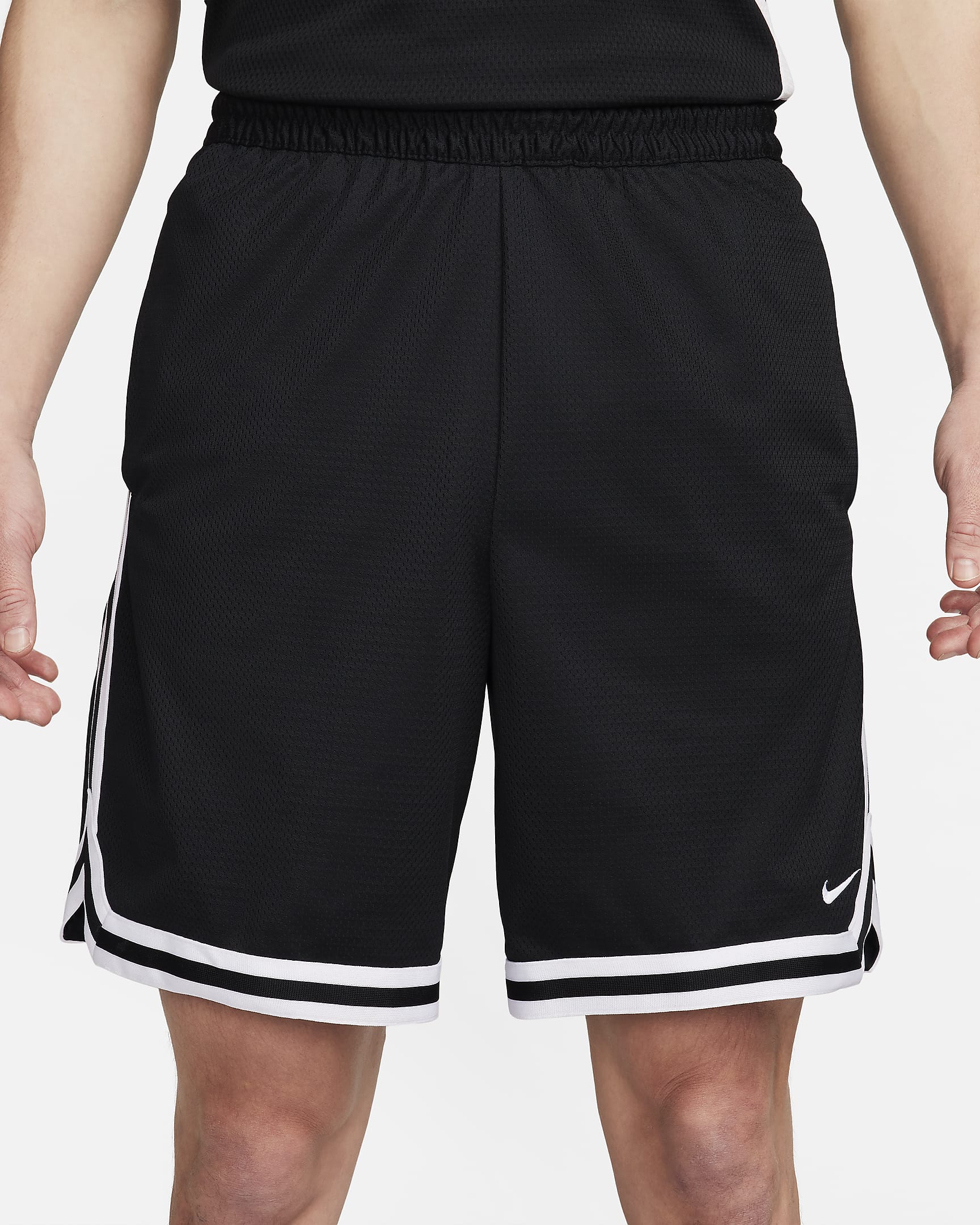 Nike DNA Men's Dri-FIT 20cm (approx.) Basketball Shorts - Black/White/White