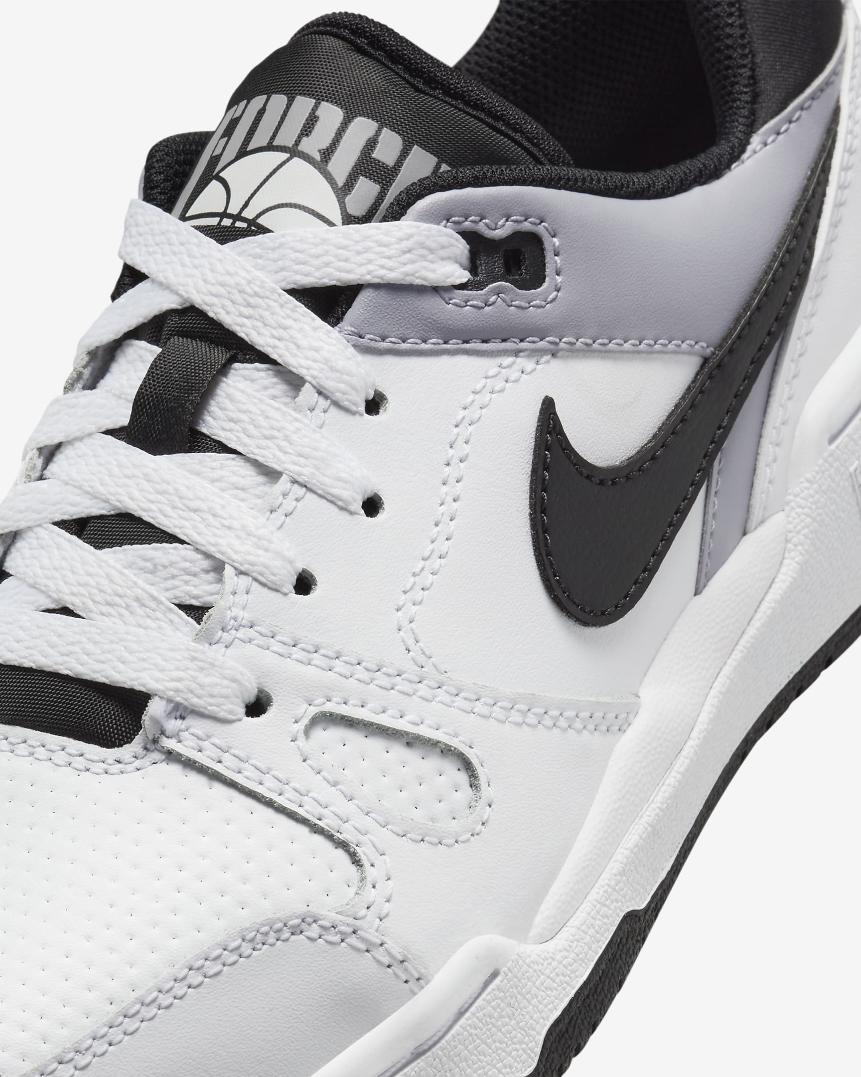 Nike Full Force Low Big Kids' Shoes - White/Pewter/Black/Black