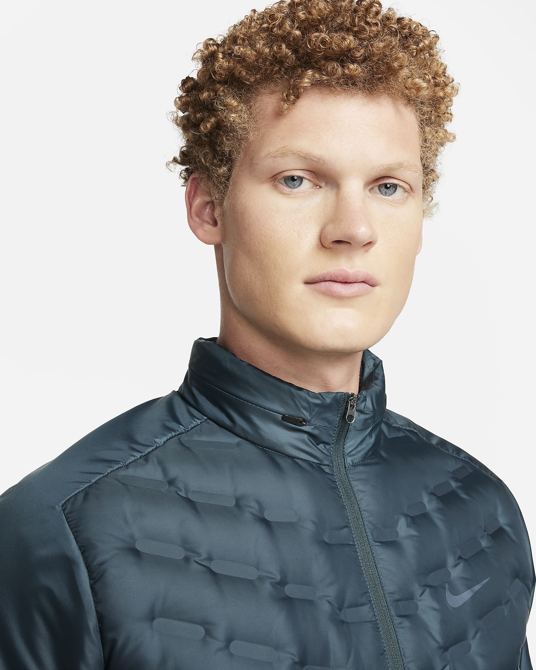 Nike Therma-FIT ADV AeroLoft Repel Daunen-Laufjacke für Herren - Deep Jungle