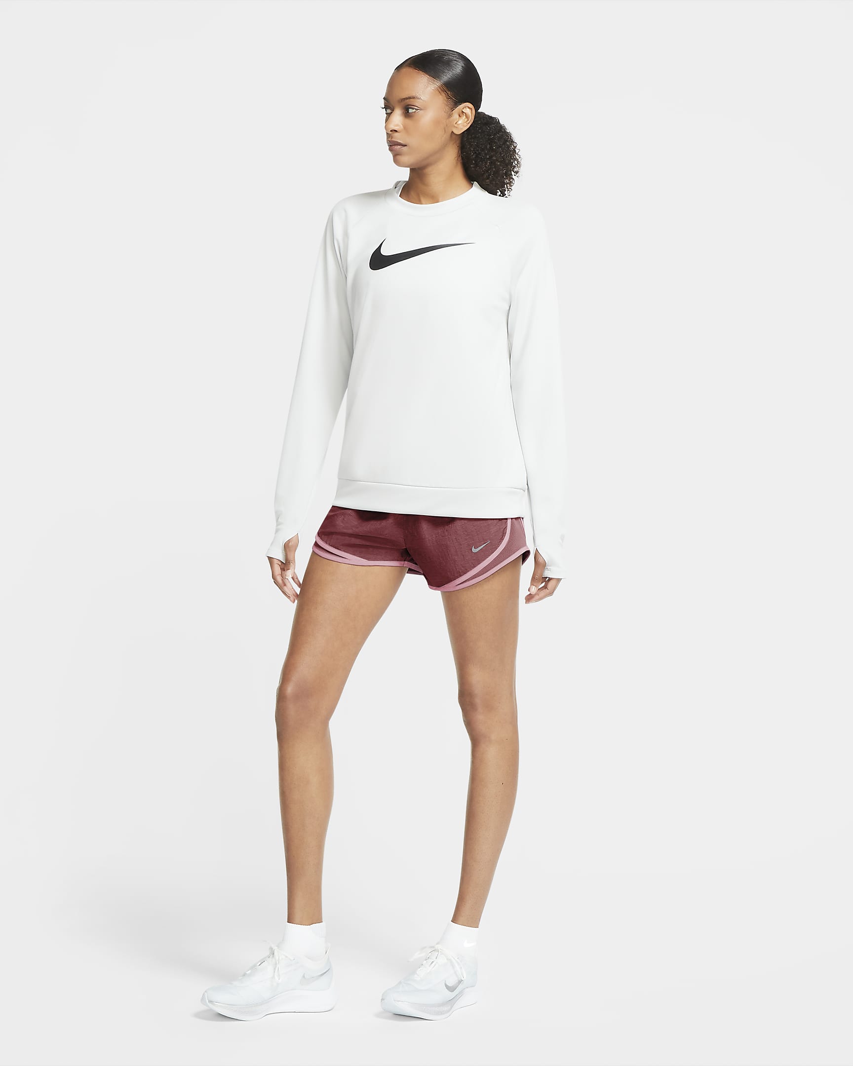 Nike Tempo Women's Heathered Running Shorts.