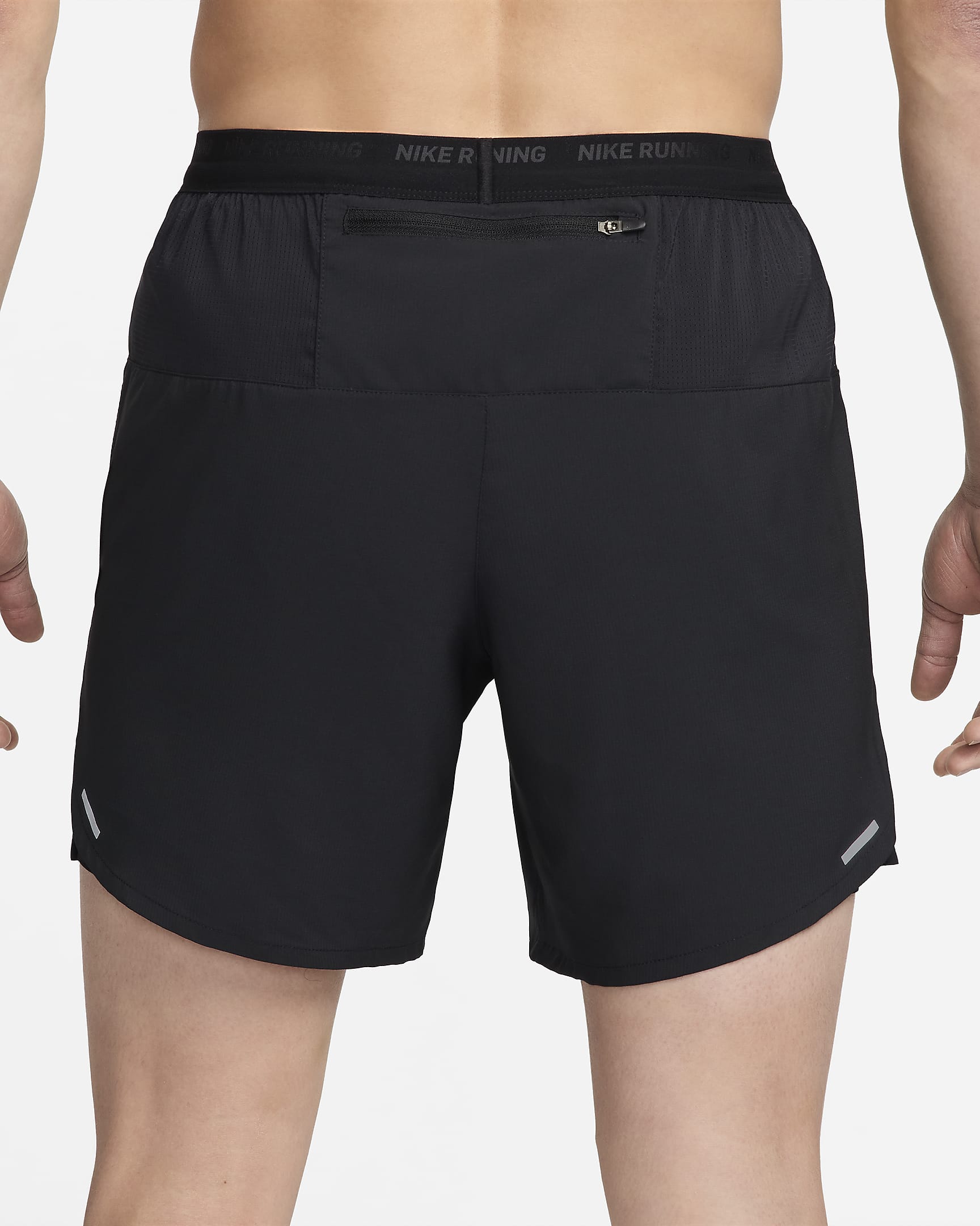 Nike Dri-FIT Stride Men's 18cm (approx.) 2-In-1 Running Shorts - Black/Black/Black