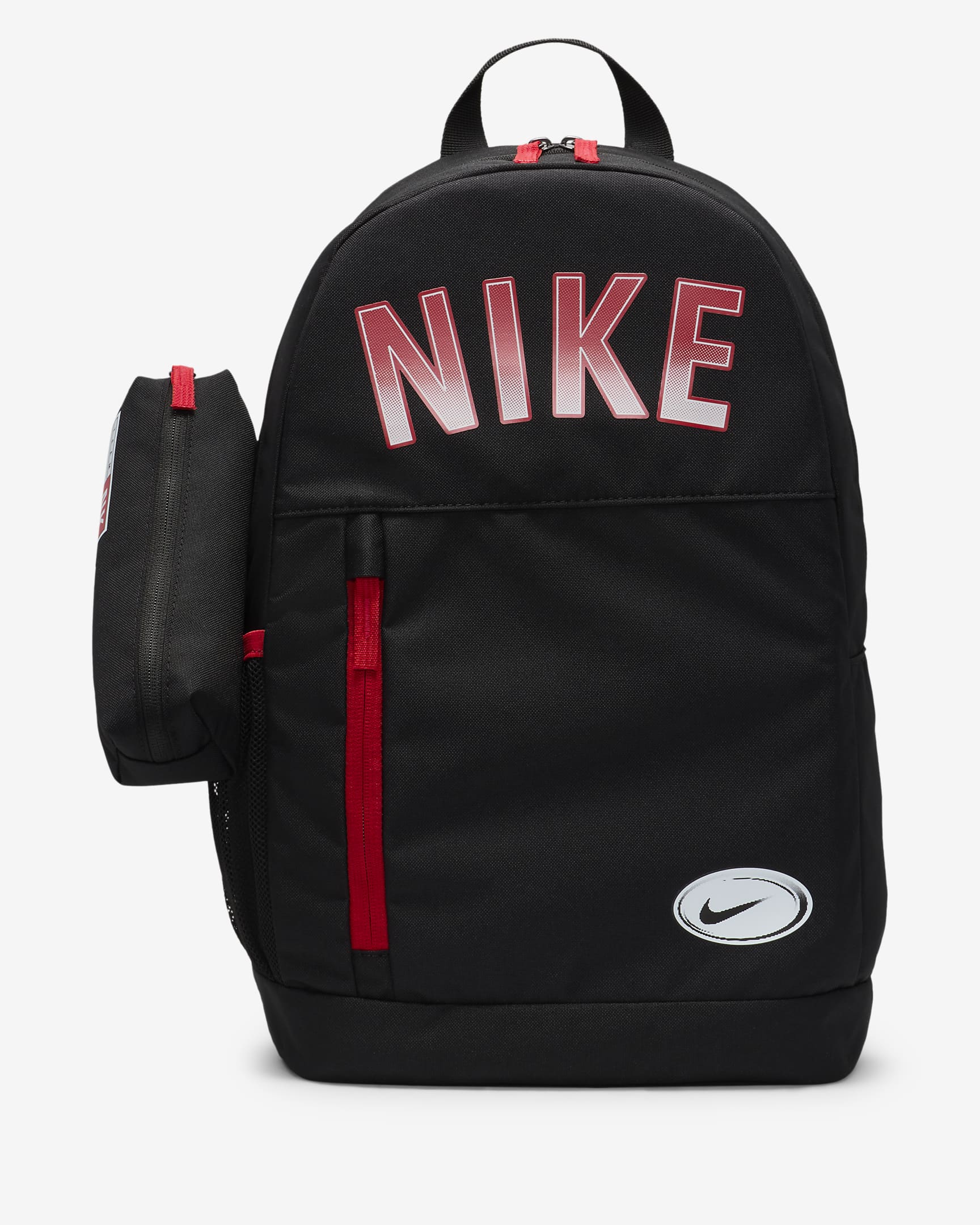 Mochila para niños (20 L) Nike Elemental - Negro/Antracita/Rojo universitario