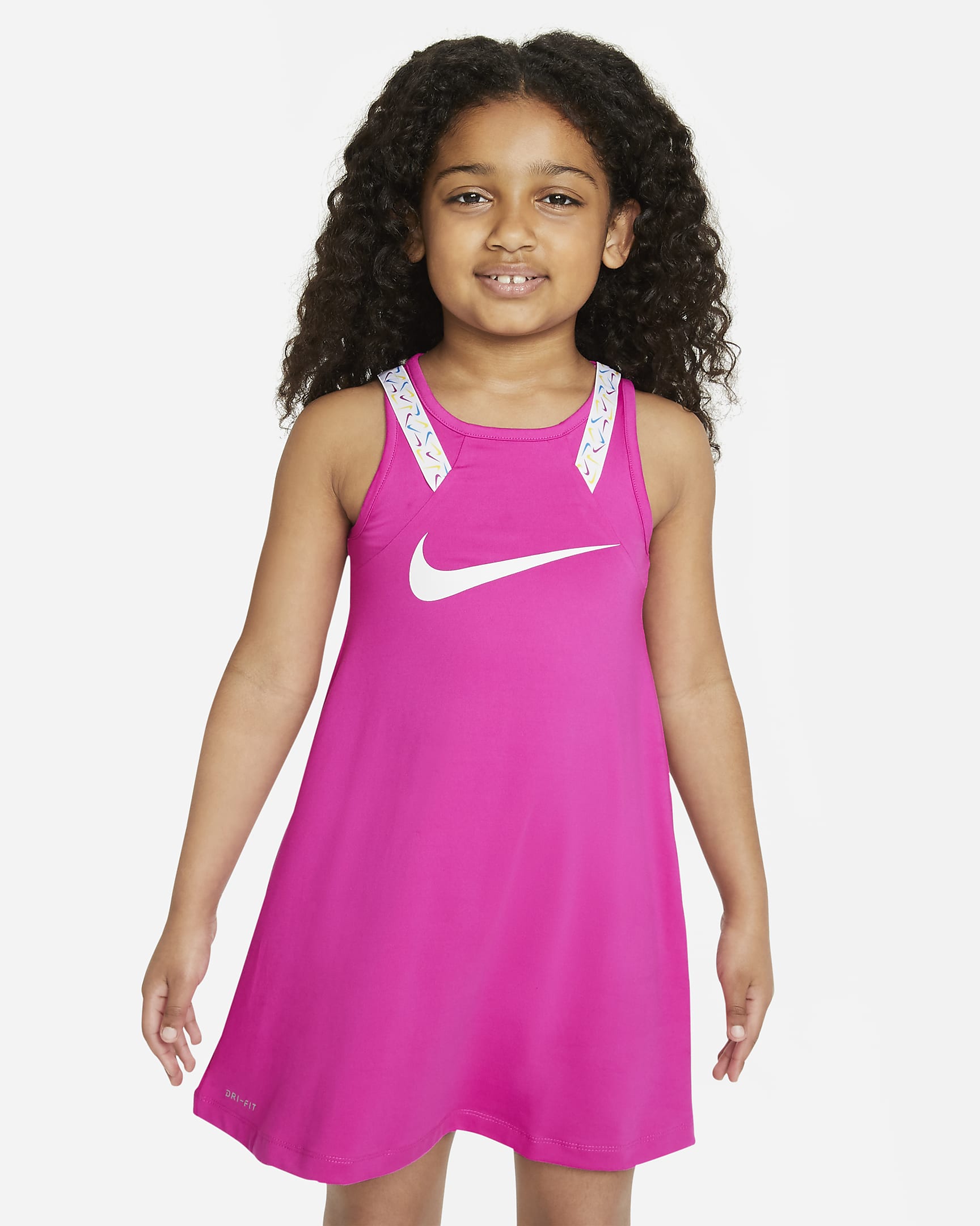 Nike Dri-FIT Little Kids' Dress - Fire Pink