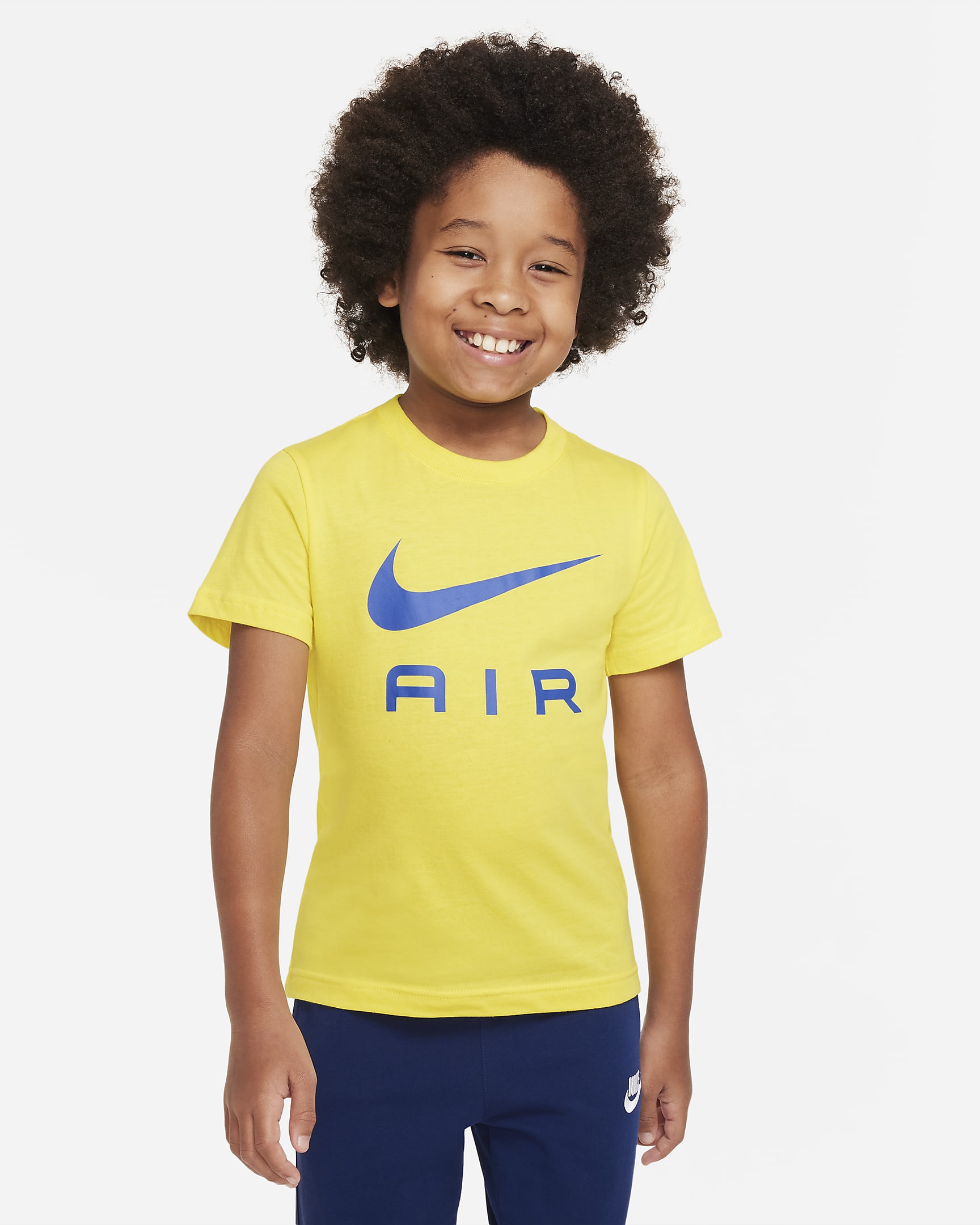 Nike Nike Air T-shirt voor kleuters - Yellow Strike