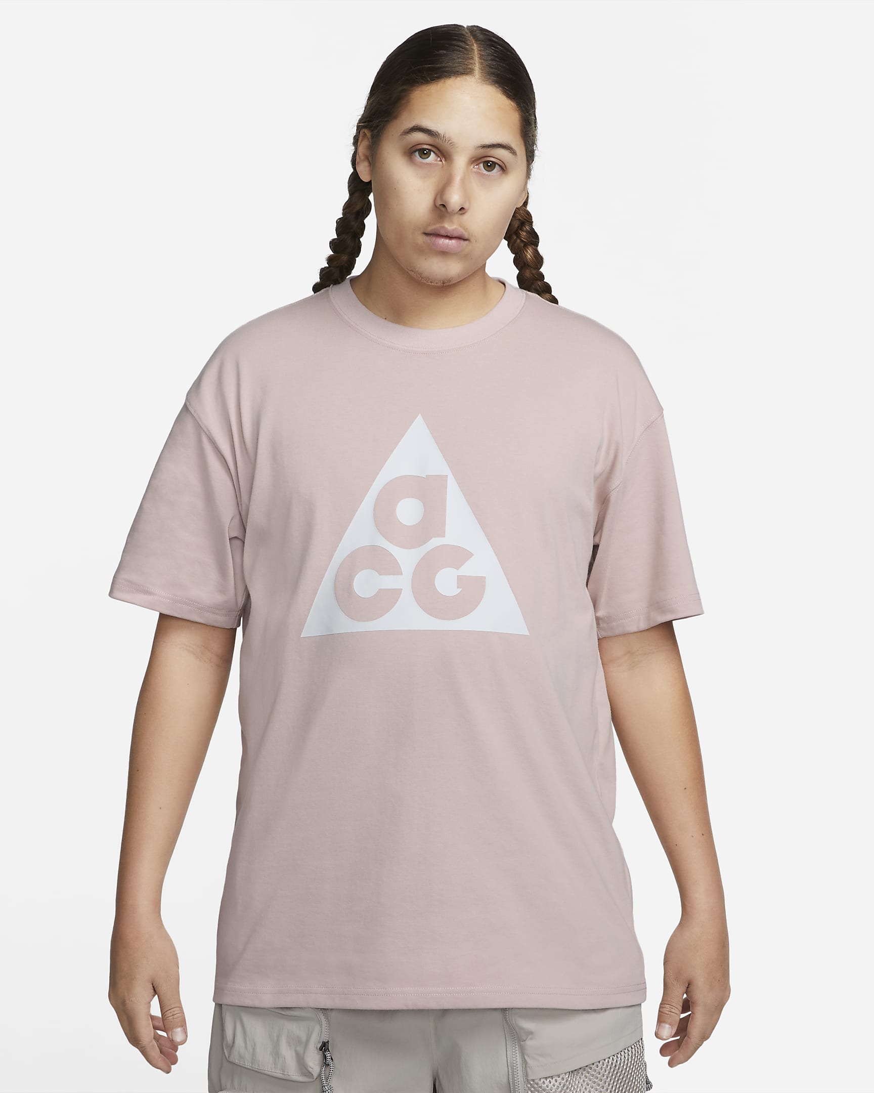 Nike ACG Men's Short-Sleeve T-Shirt - Pink Oxford