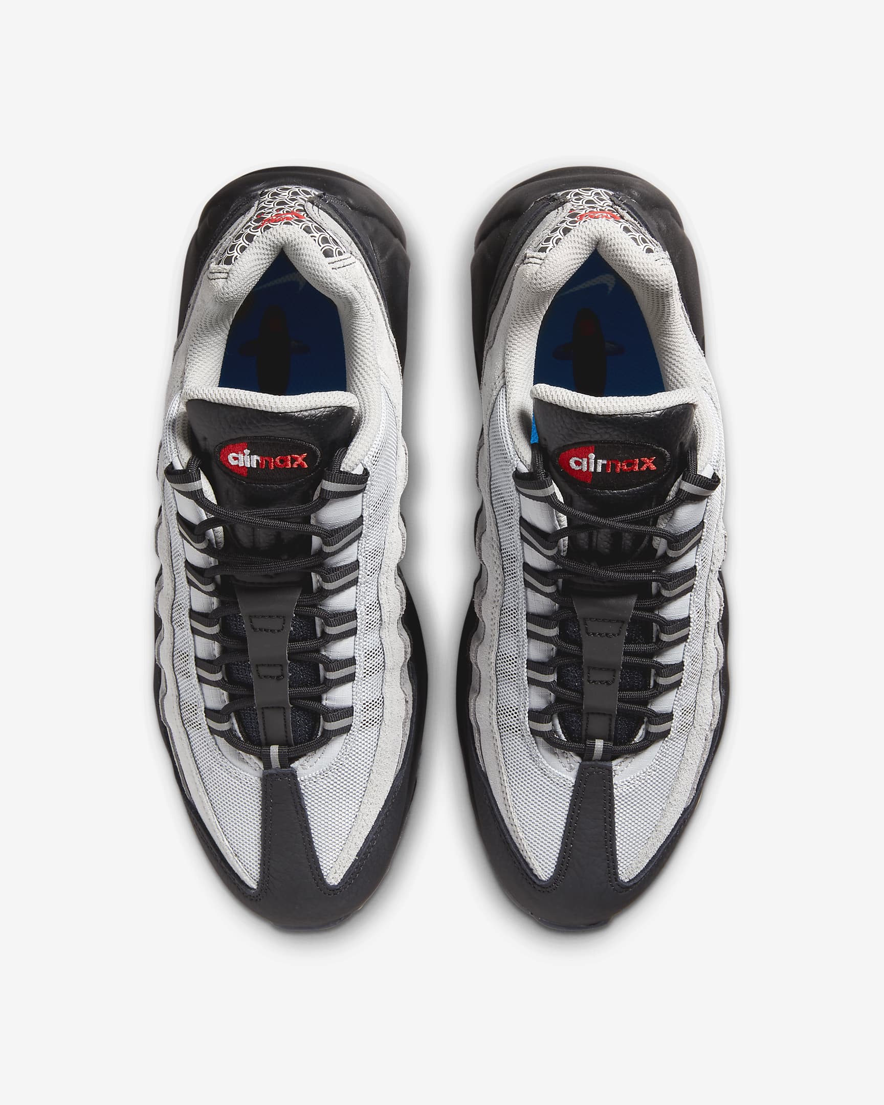 Nike Air Max 95 Premium Men's Shoes - Black/Pure Platinum/Light Smoke Grey/White