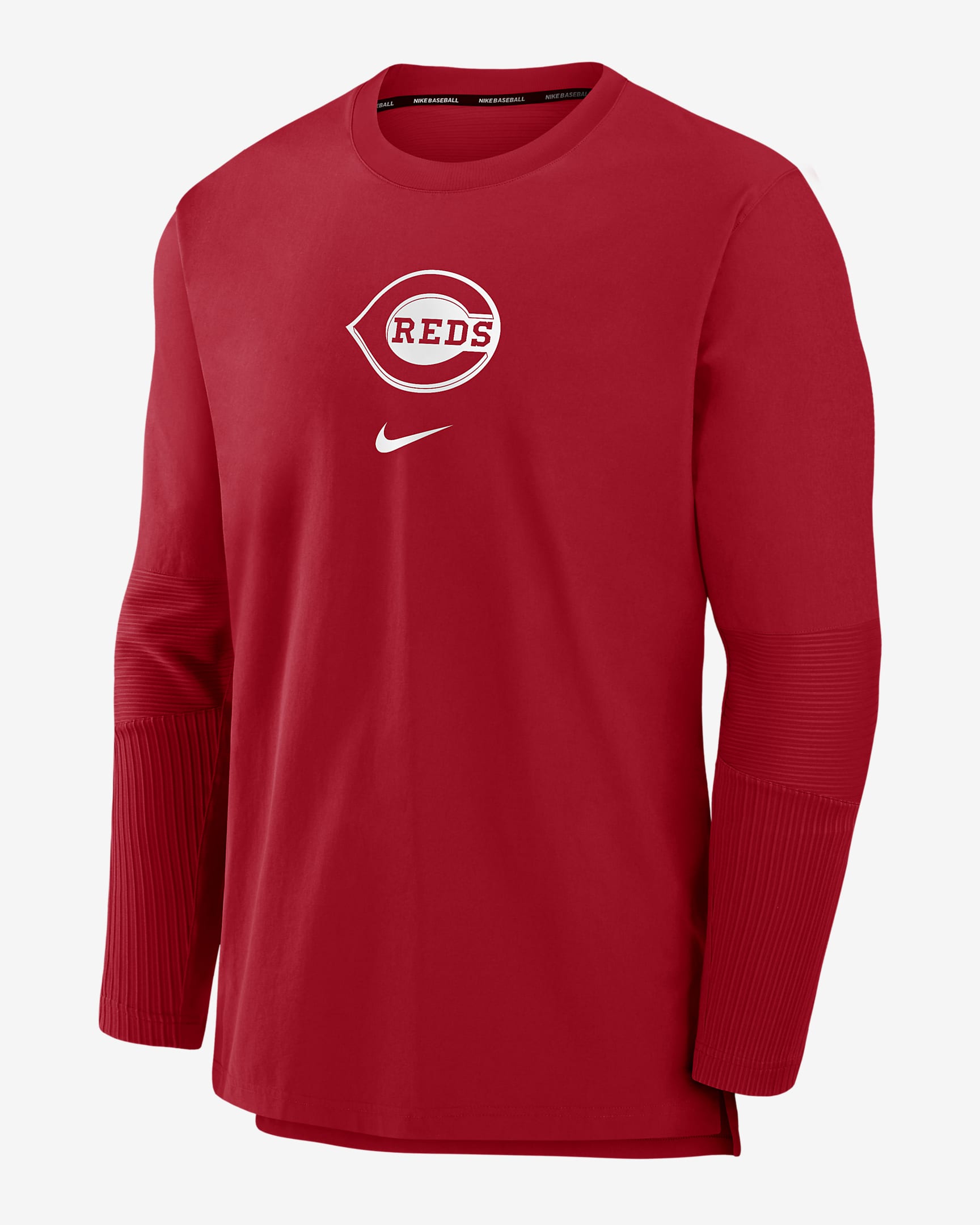 Cincinnati Reds Authentic Collection Player Men's Nike Dri-FIT MLB Pullover Jacket - Red