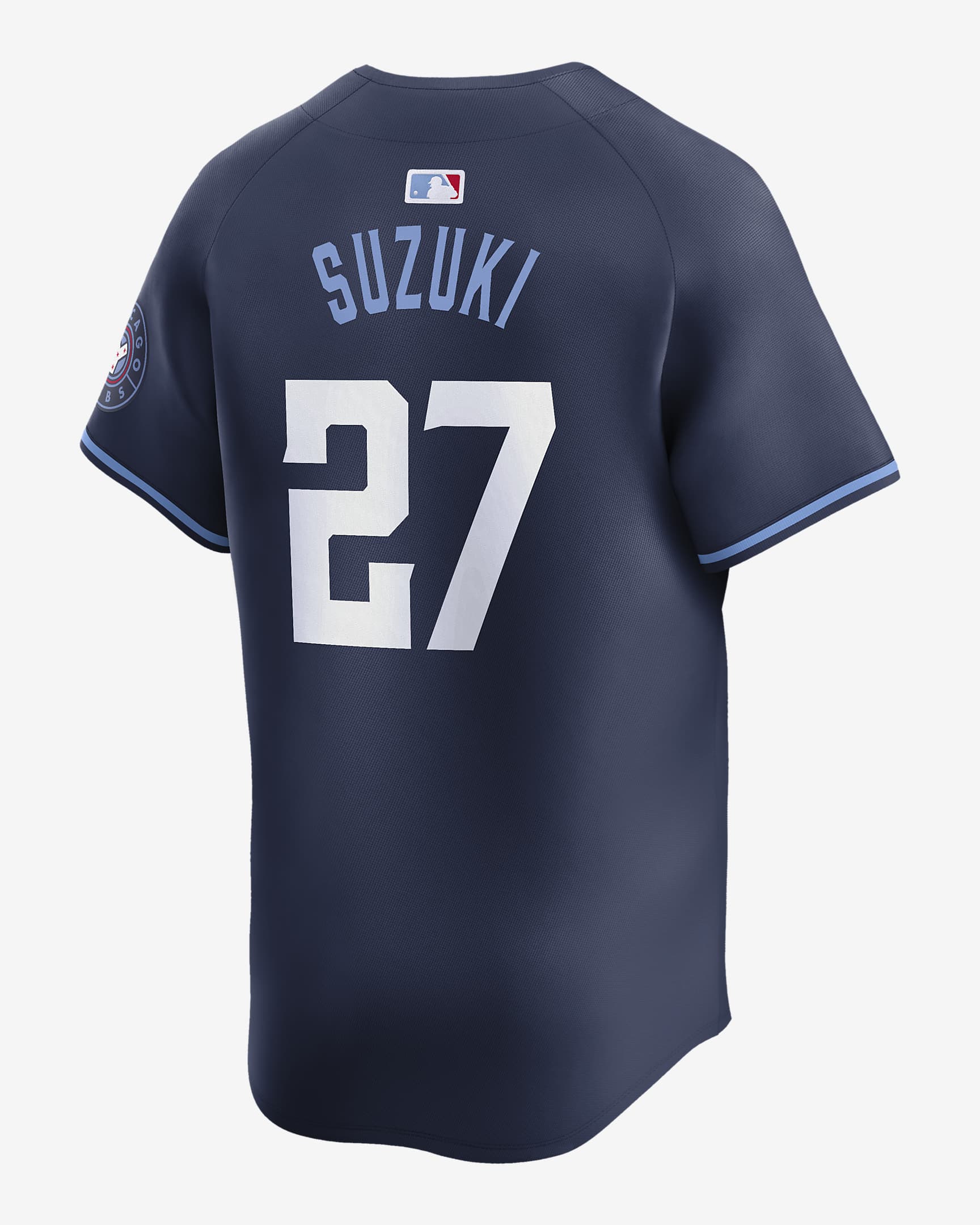 Seiya Suzuki Chicago Cubs City Connect Men's Nike Dri-FIT ADV MLB Limited Jersey - Navy