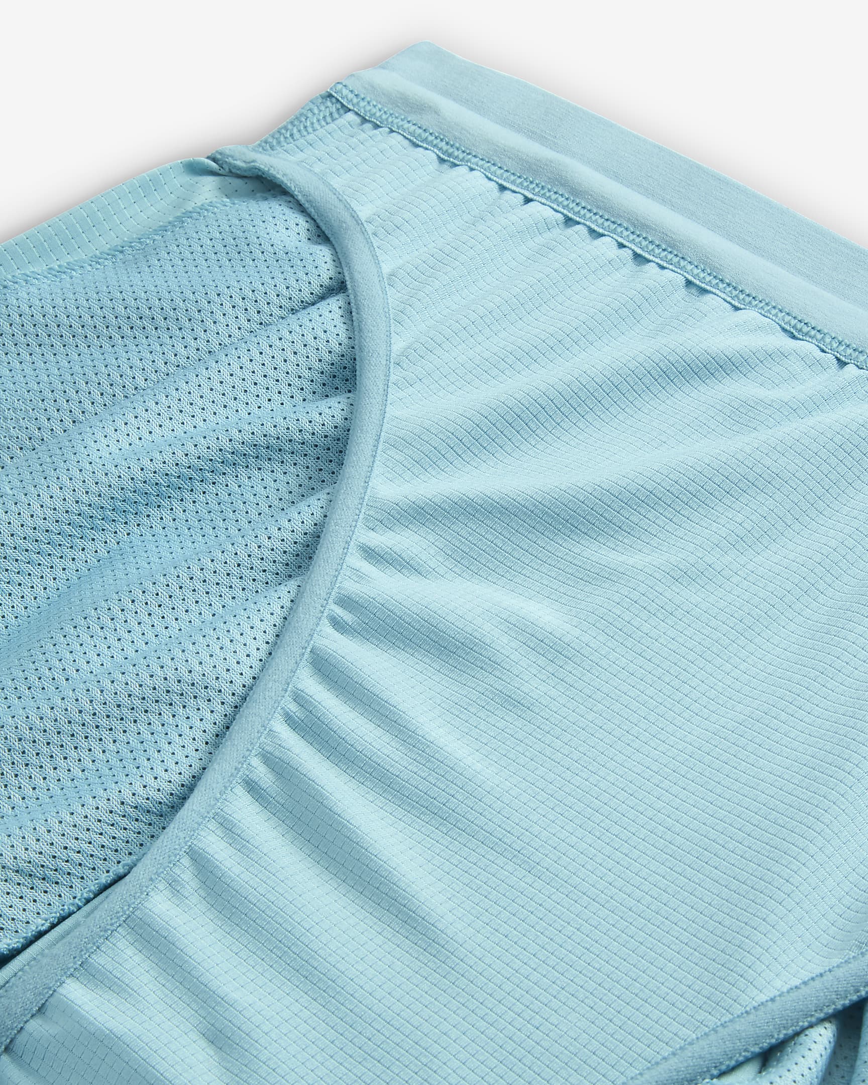 Nike Stride Men's Dri-FIT 18cm (approx.) Brief-Lined Running Shorts - Denim Turquoise/Black