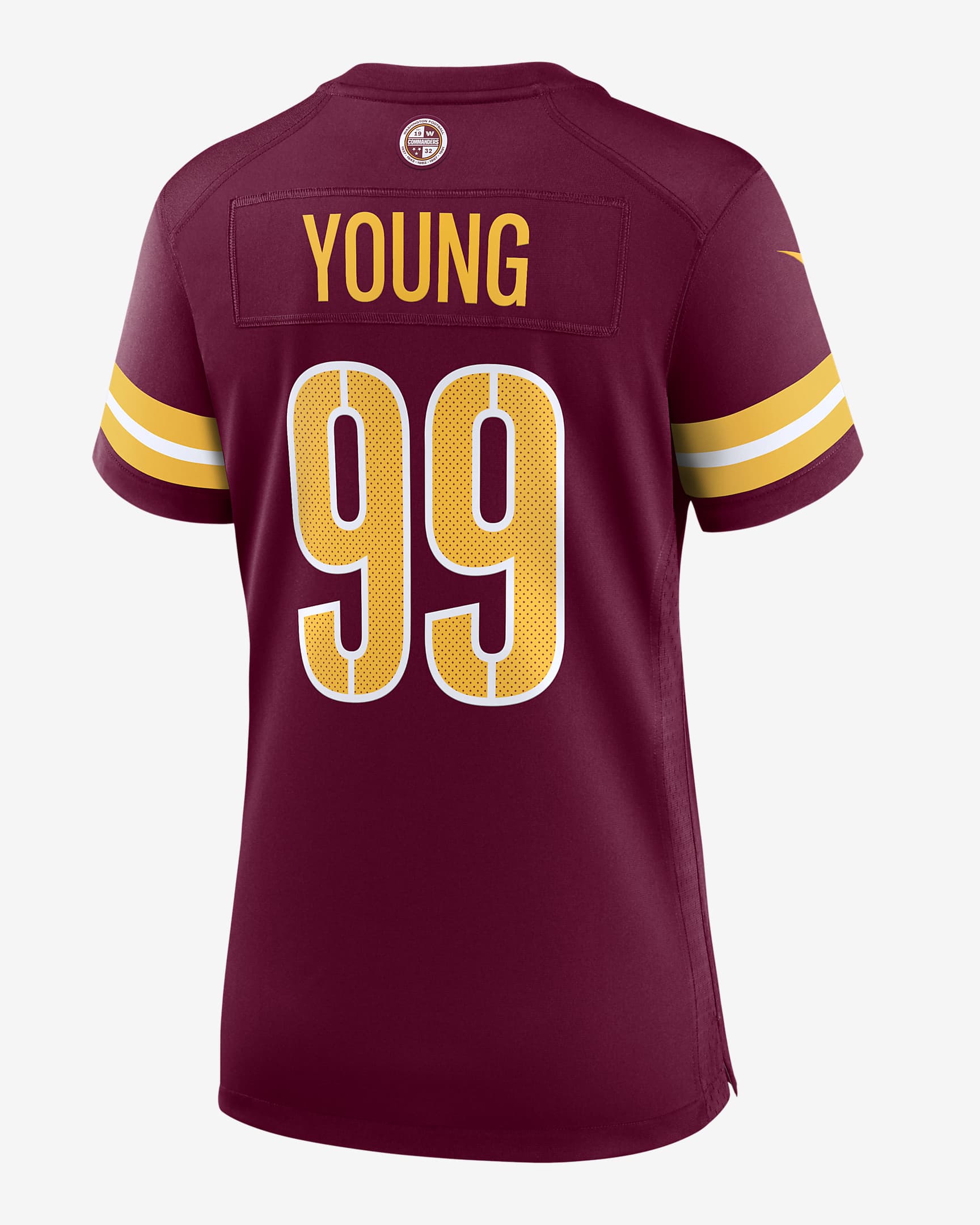 NFL Washington Commanders (Chase Young) Women's Game Football Jersey ...