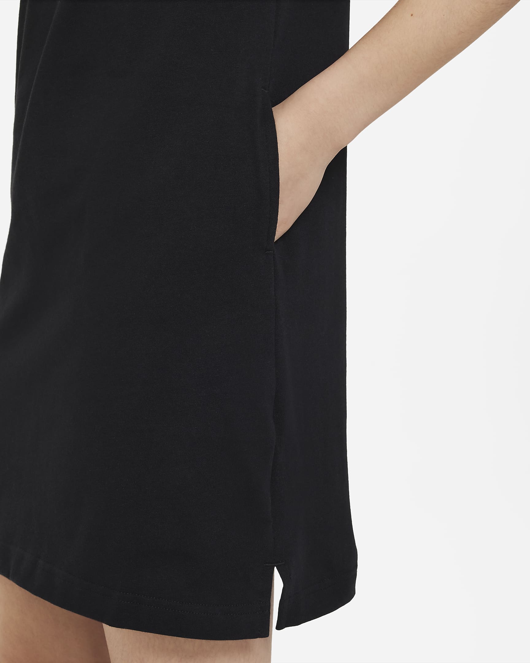 Nike Sportswear T-shirtjurk voor meisjes - Zwart/Wit