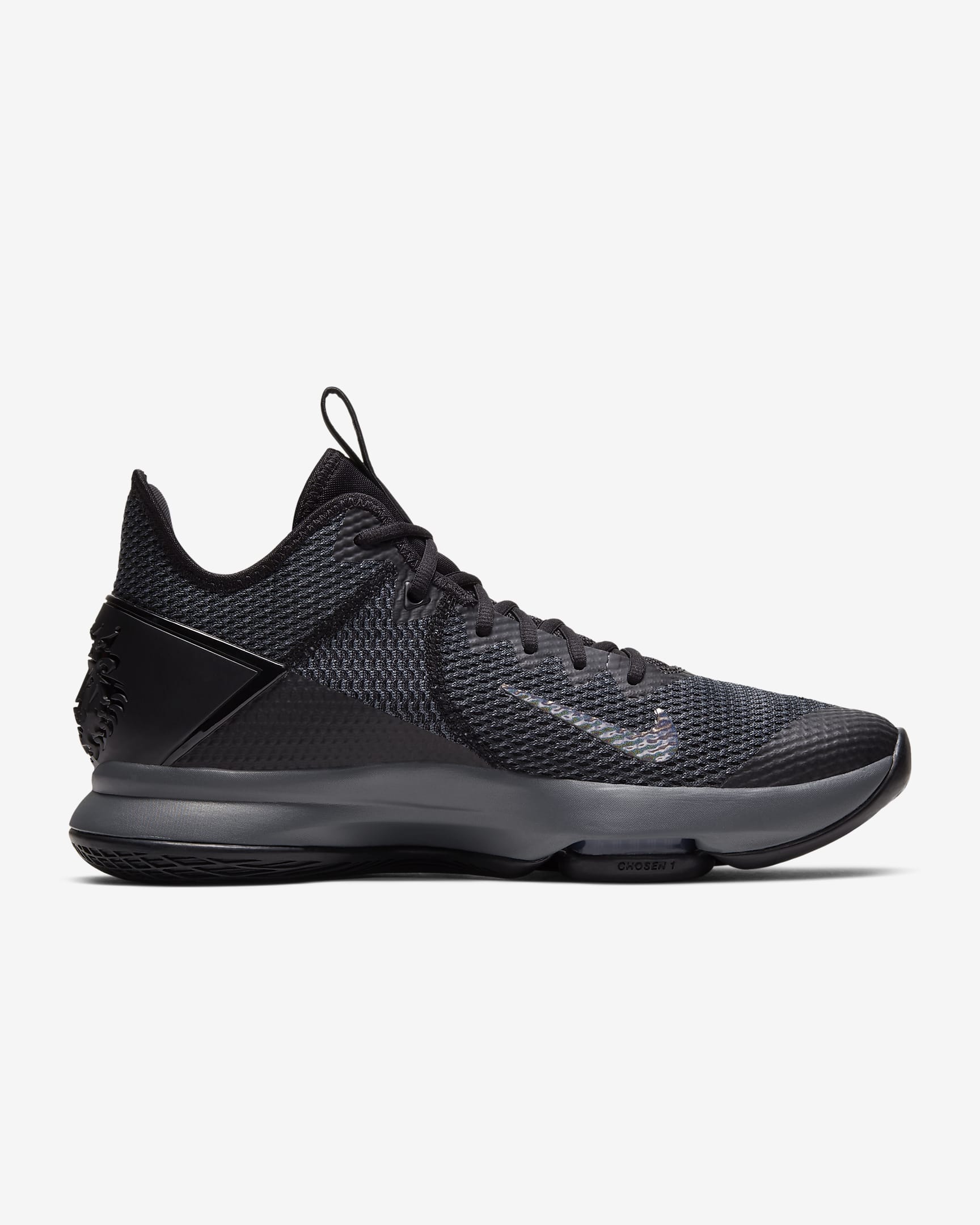 LeBron Witness 4 Basketball Shoes - Black/Iron Grey/Anthracite/Black