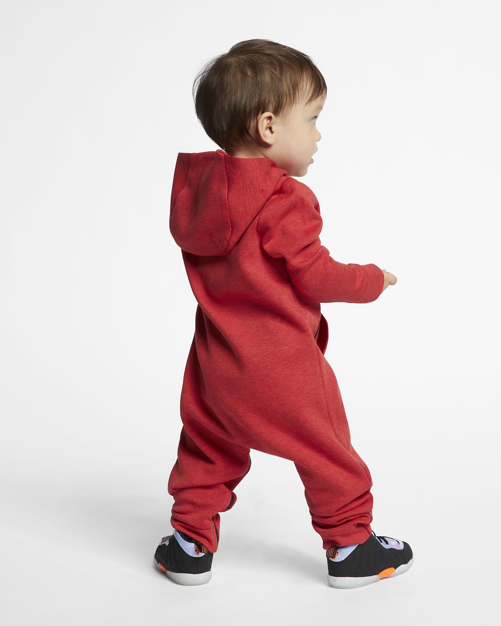 Mono con capucha de tejido fleece para bebés de 12-24 meses Nike ...