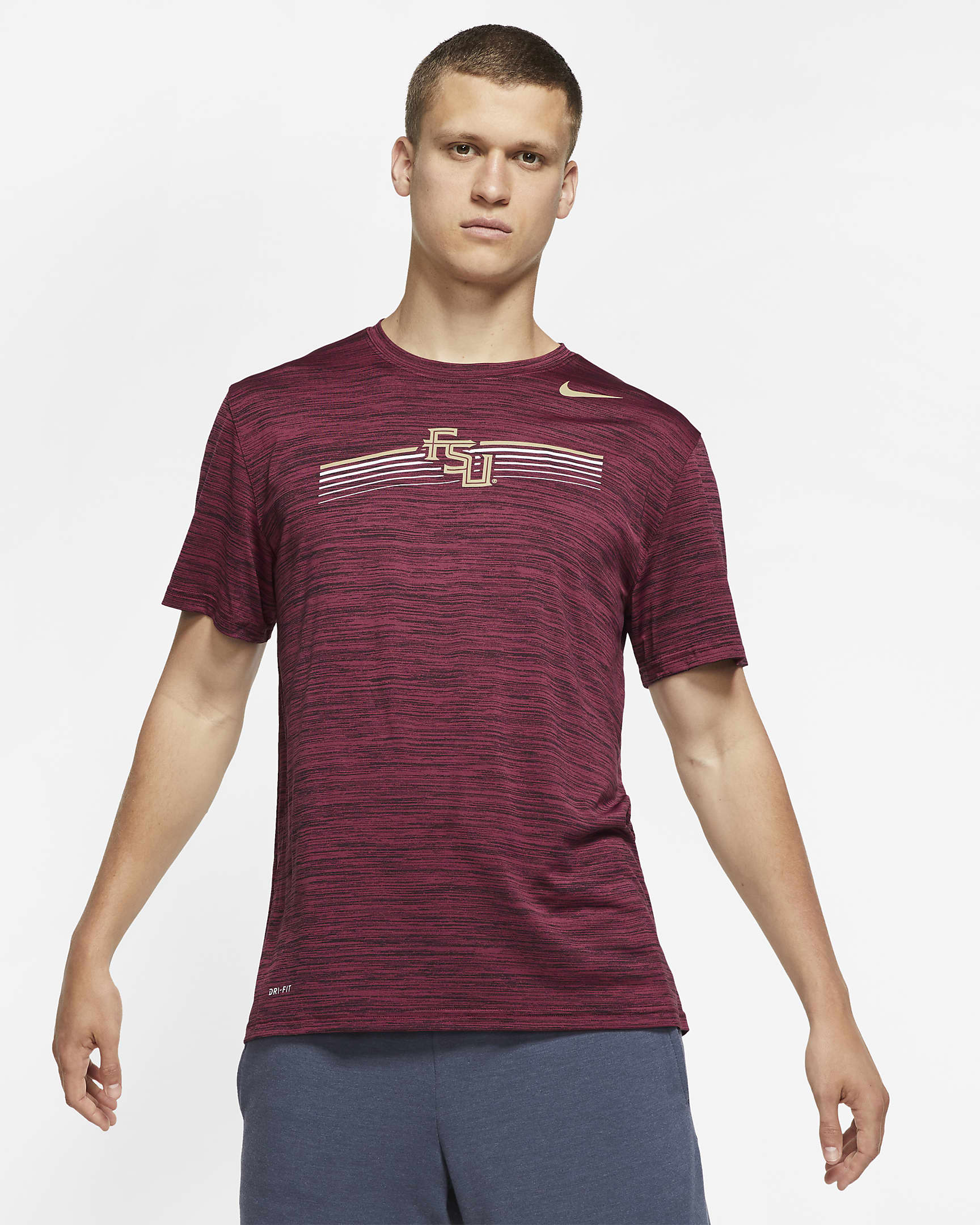 Nike College Dri-FIT Legend Velocity (Florida State) Men's T-Shirt ...