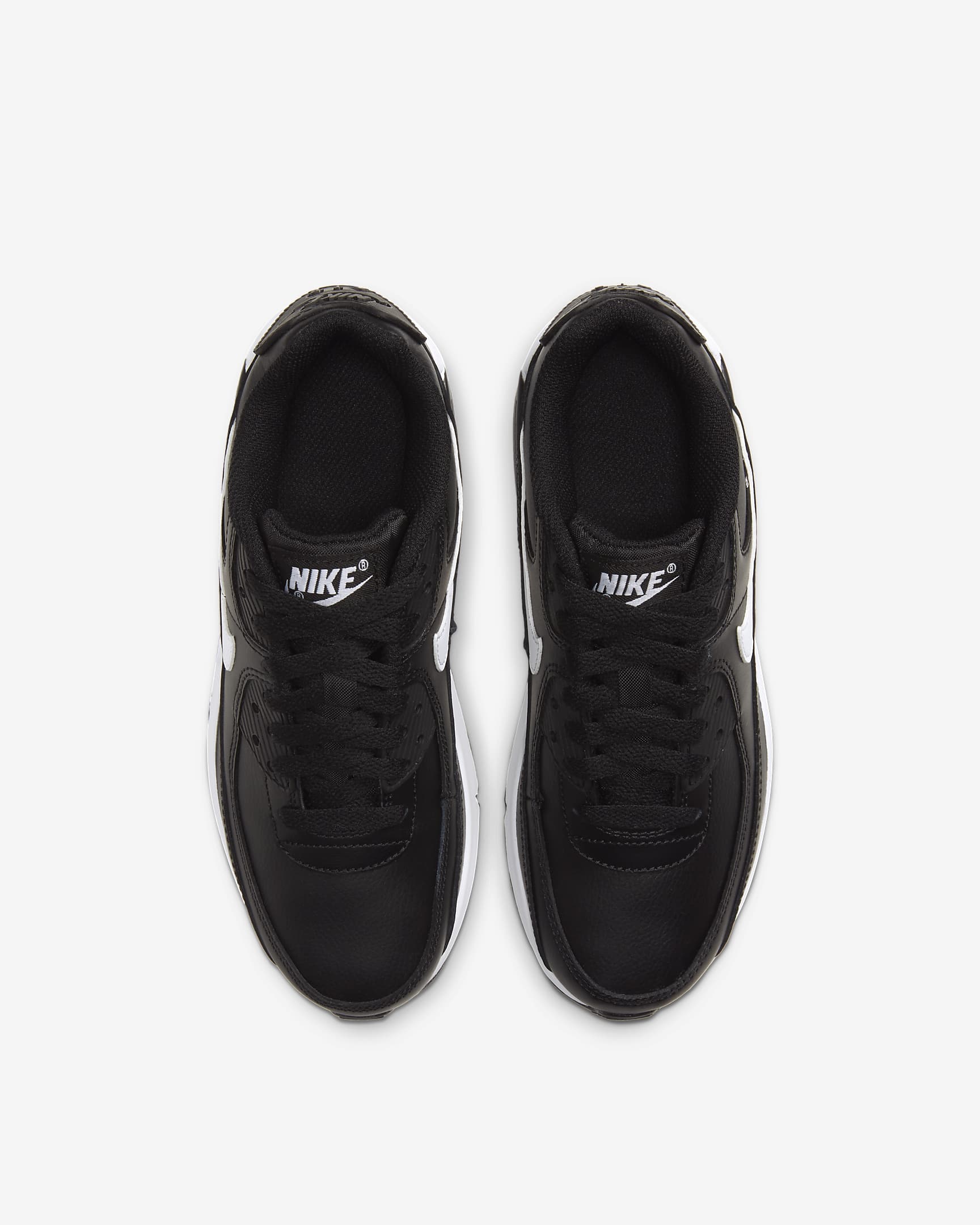 Nike Air Max 90 LTR Big Kids’ Shoes - Black/Black/White