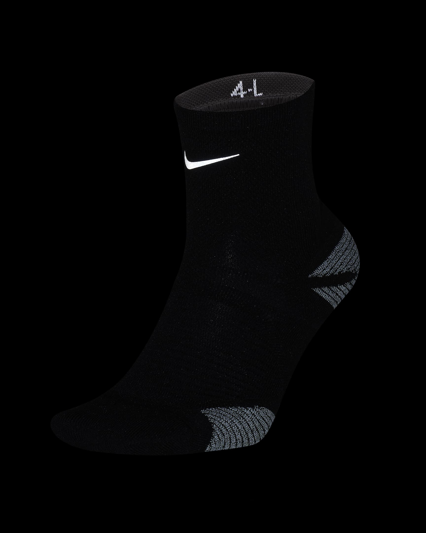 Nike Racing Ankle Socks - Black/Reflect Silver