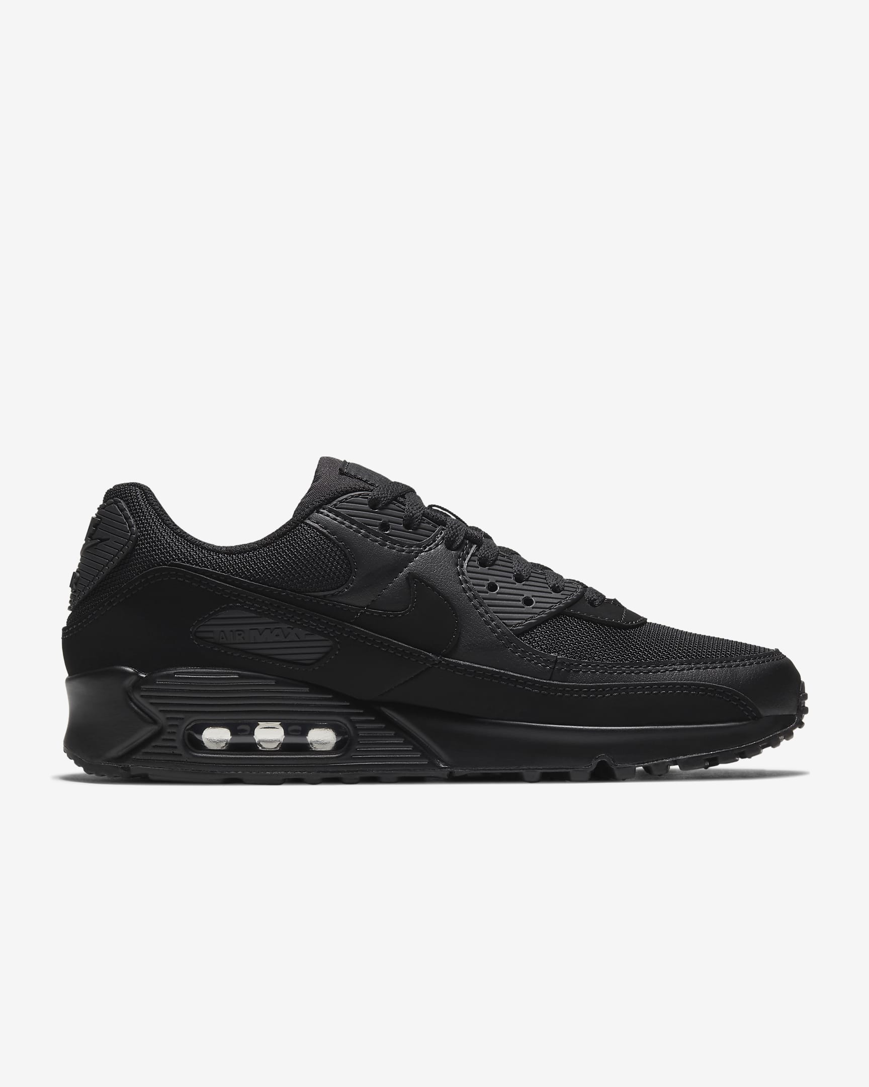 Nike Air Max 90 Herrenschuh - Schwarz/Schwarz/Schwarz/Schwarz