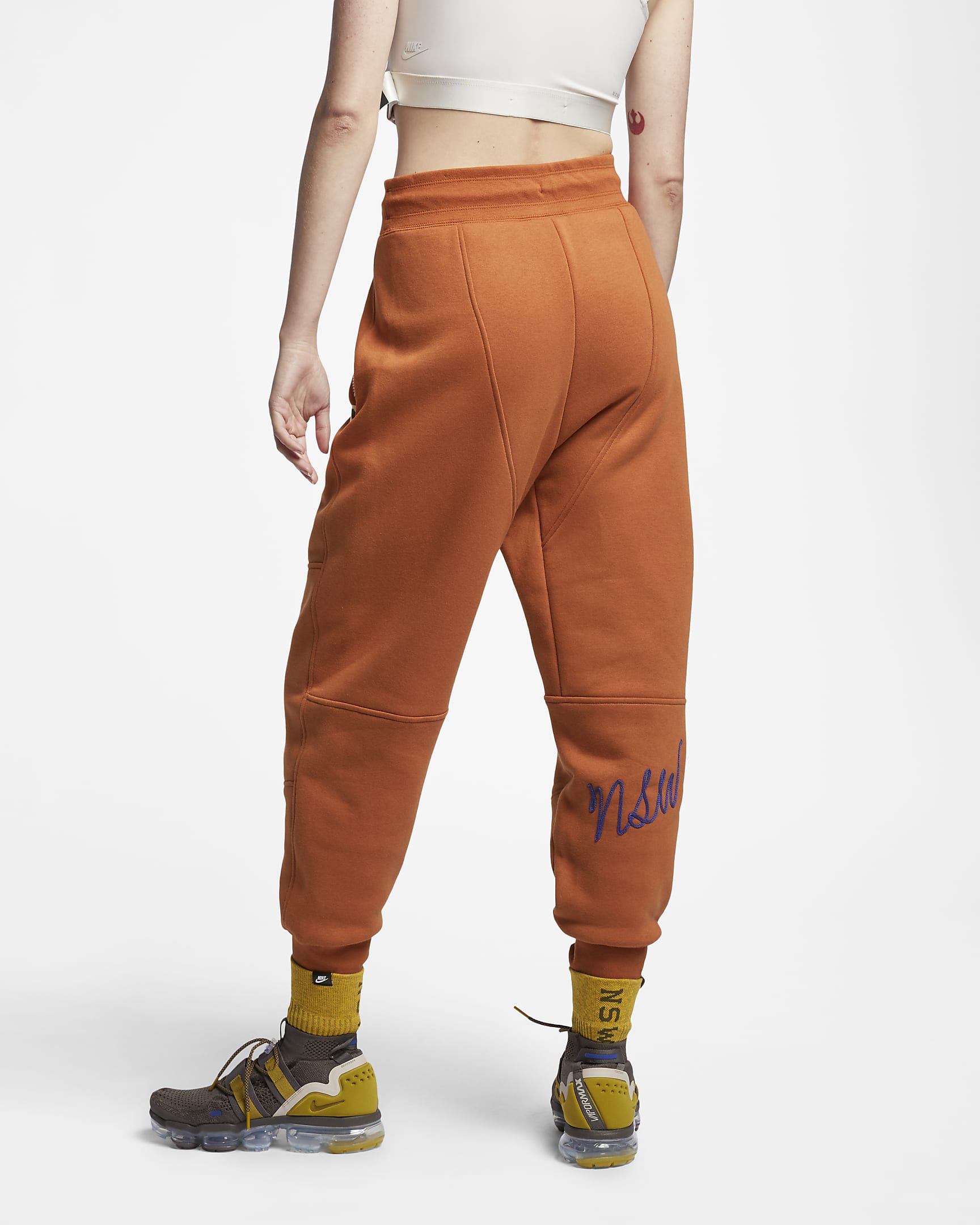 Nike Sportswear NSW Women's Fleece Joggers - Dark Russet/Dark Russet/Dark Russet/Persian Violet