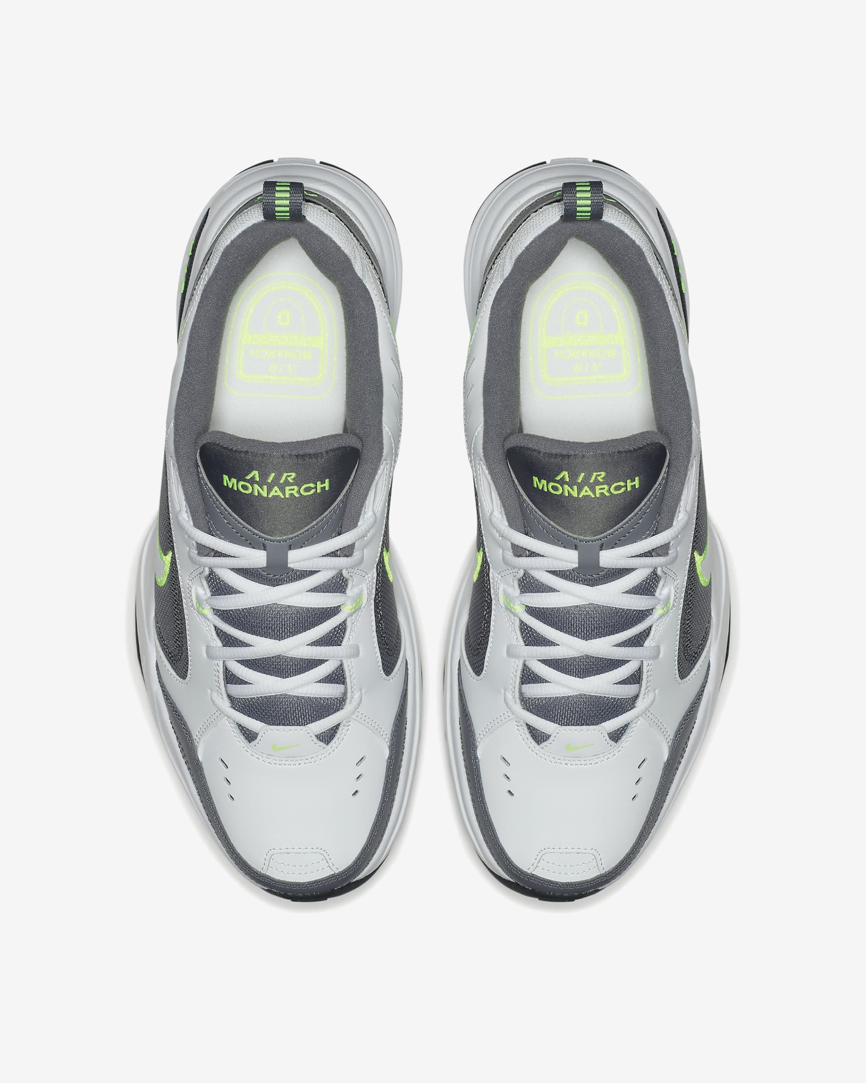 Nike Air Monarch IV Men's Workout Shoes - White/Cool Grey/Anthracite/White