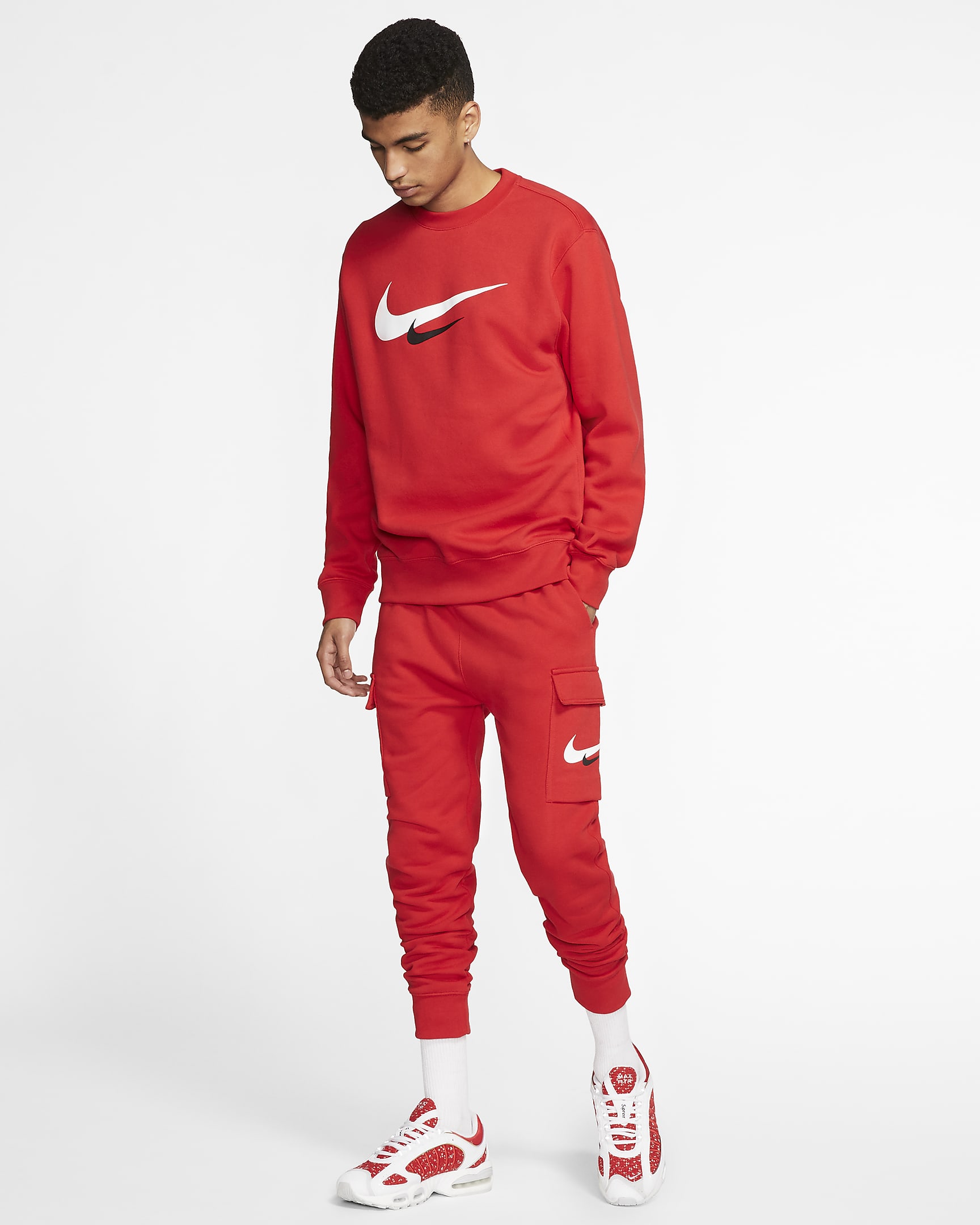 Nike Sportswear Men's Swoosh Crew. Nike AT