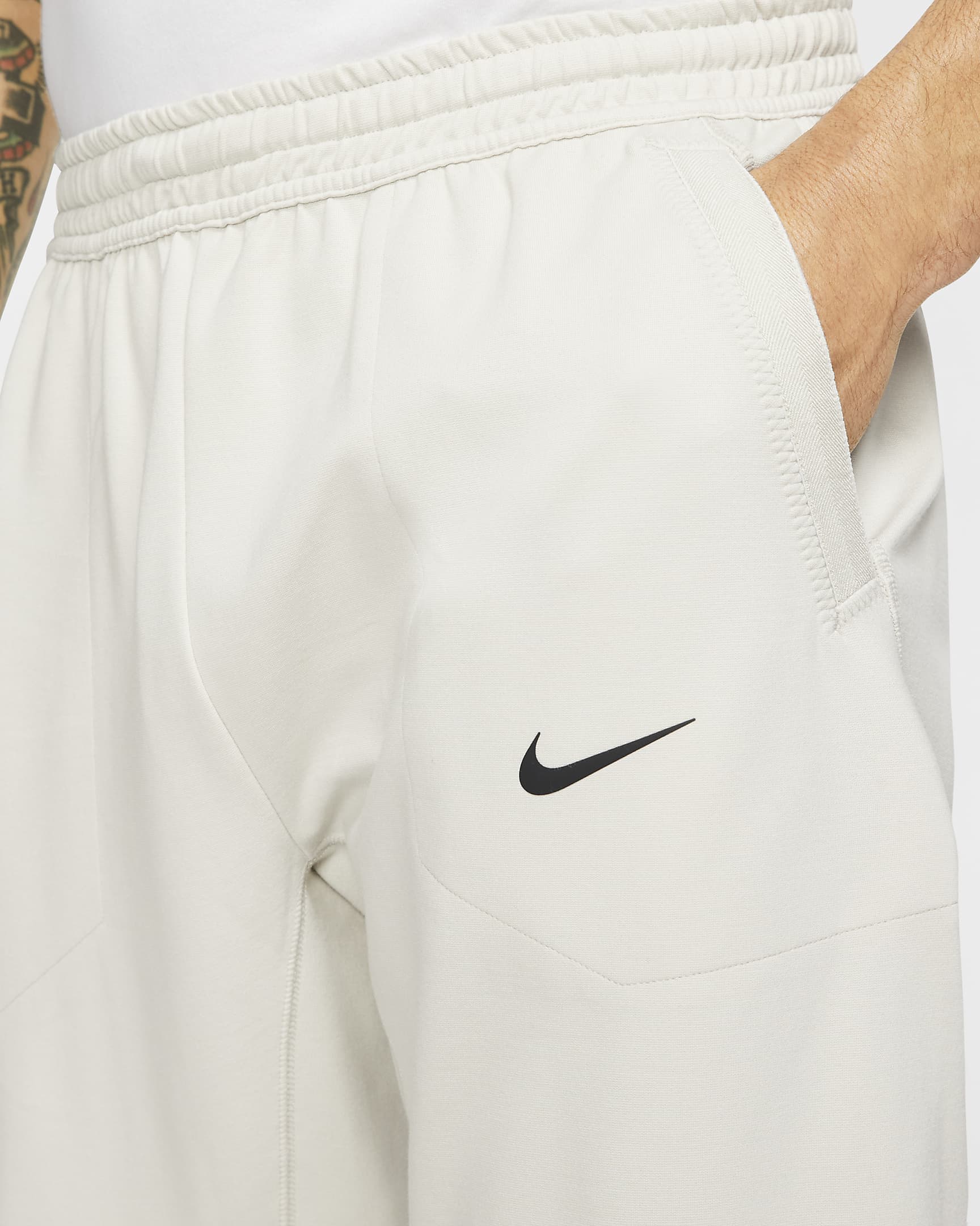 Nike Sportswear Tech Pack Men's Knit Trousers - Light Bone/Black