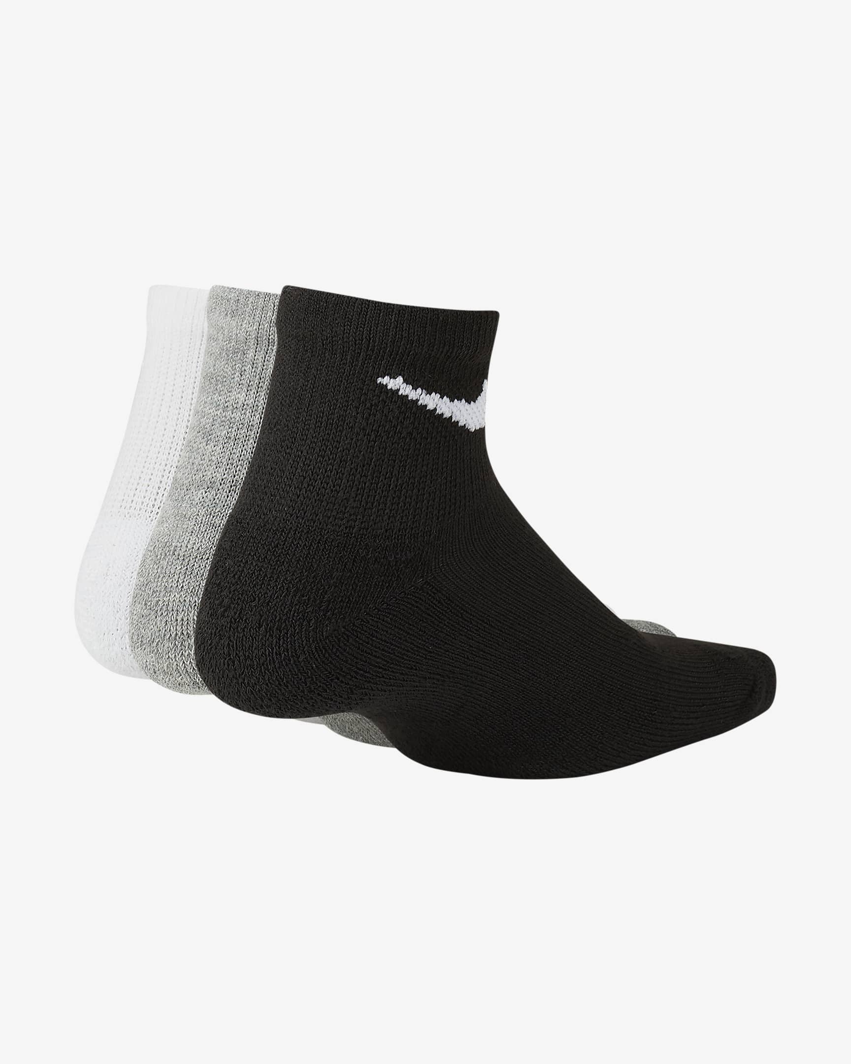 Nike Little Kids' Cushioned Ankle Socks (3 Pairs). Nike JP
