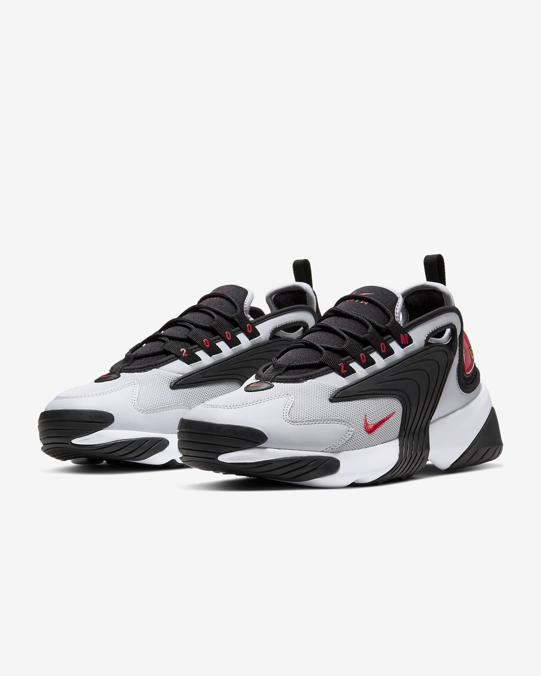 Nike Zoom 2K Men's Shoes - Black/Grey Fog/White/Track Red