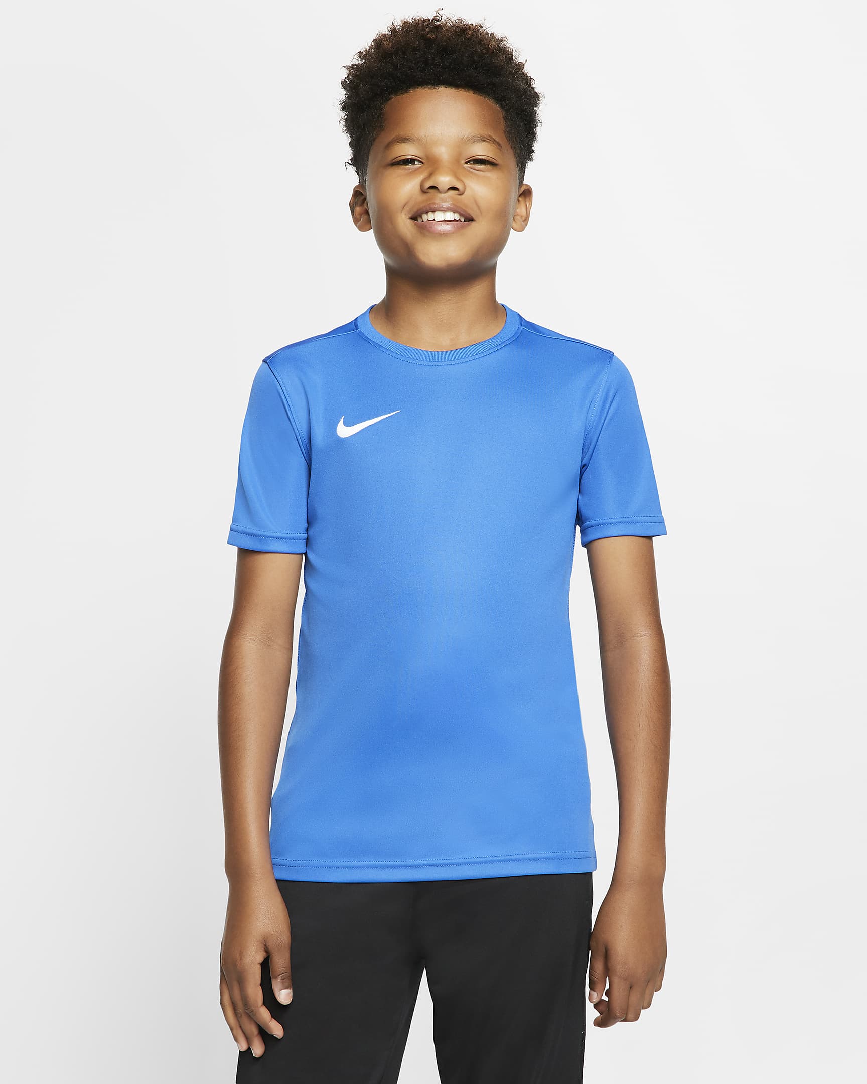 Nike Dri-FIT Park 7 Older Kids' Football Shirt. Nike SG