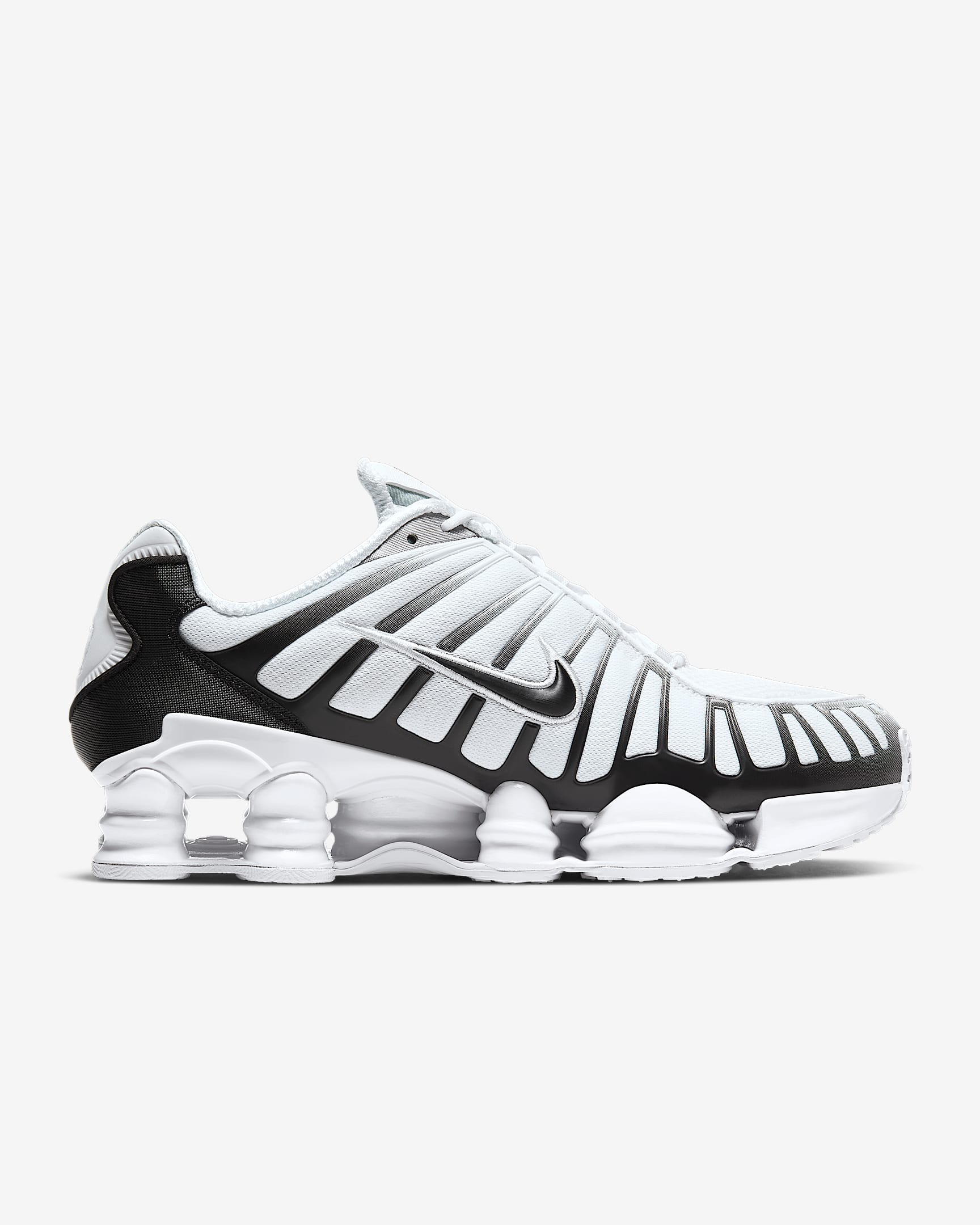 Nike Shox TL Men's Shoes - White/Metallic Platinum/Black