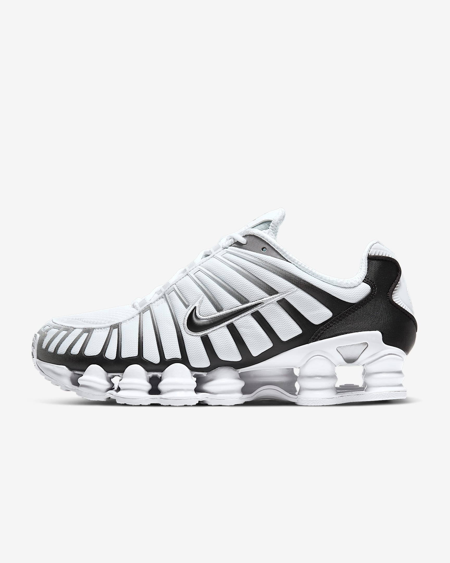 Nike Shox TL Men's Shoes - White/Metallic Platinum/Black