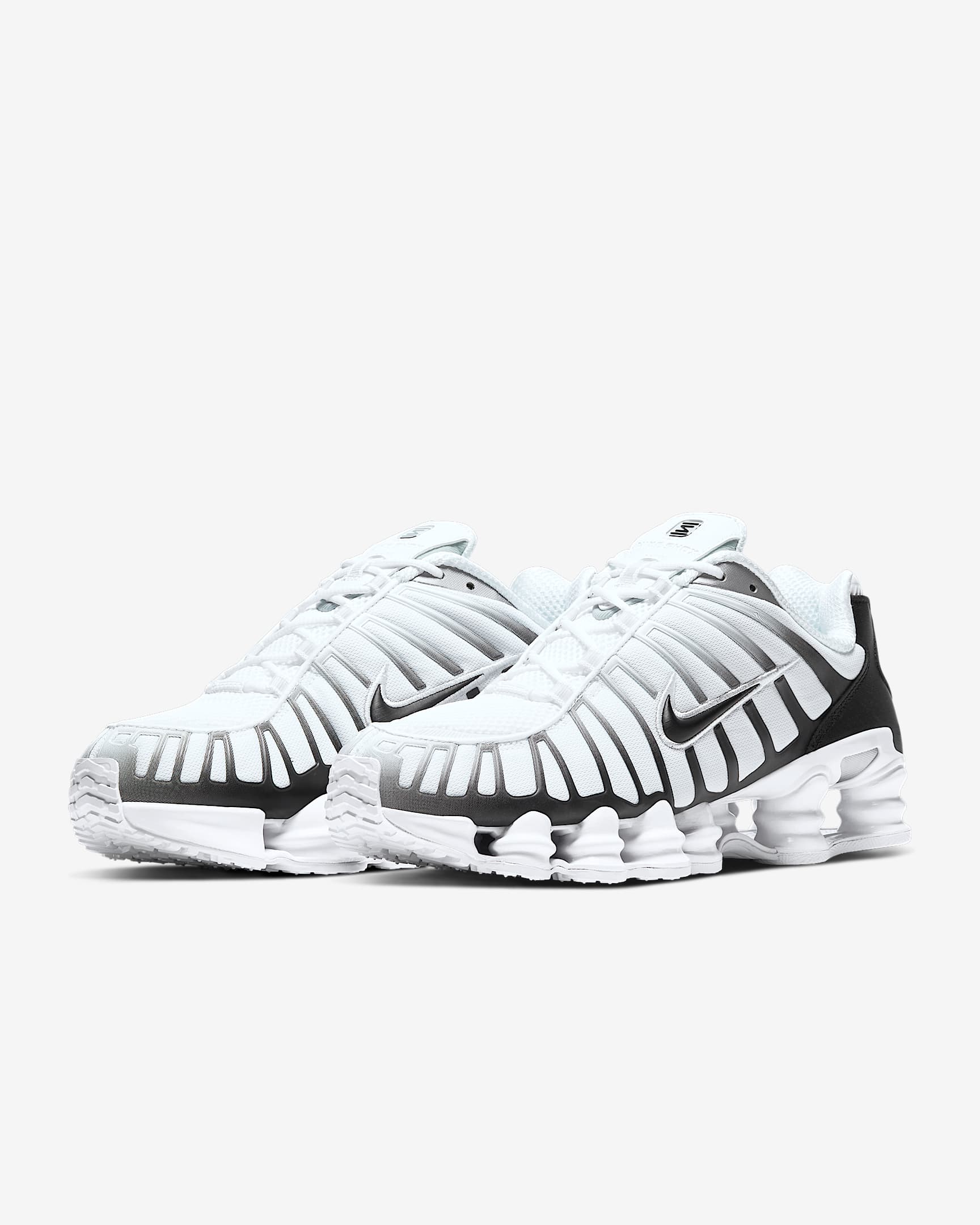 Nike Shox TL Men's Shoes - White/Metallic Platinum/Black