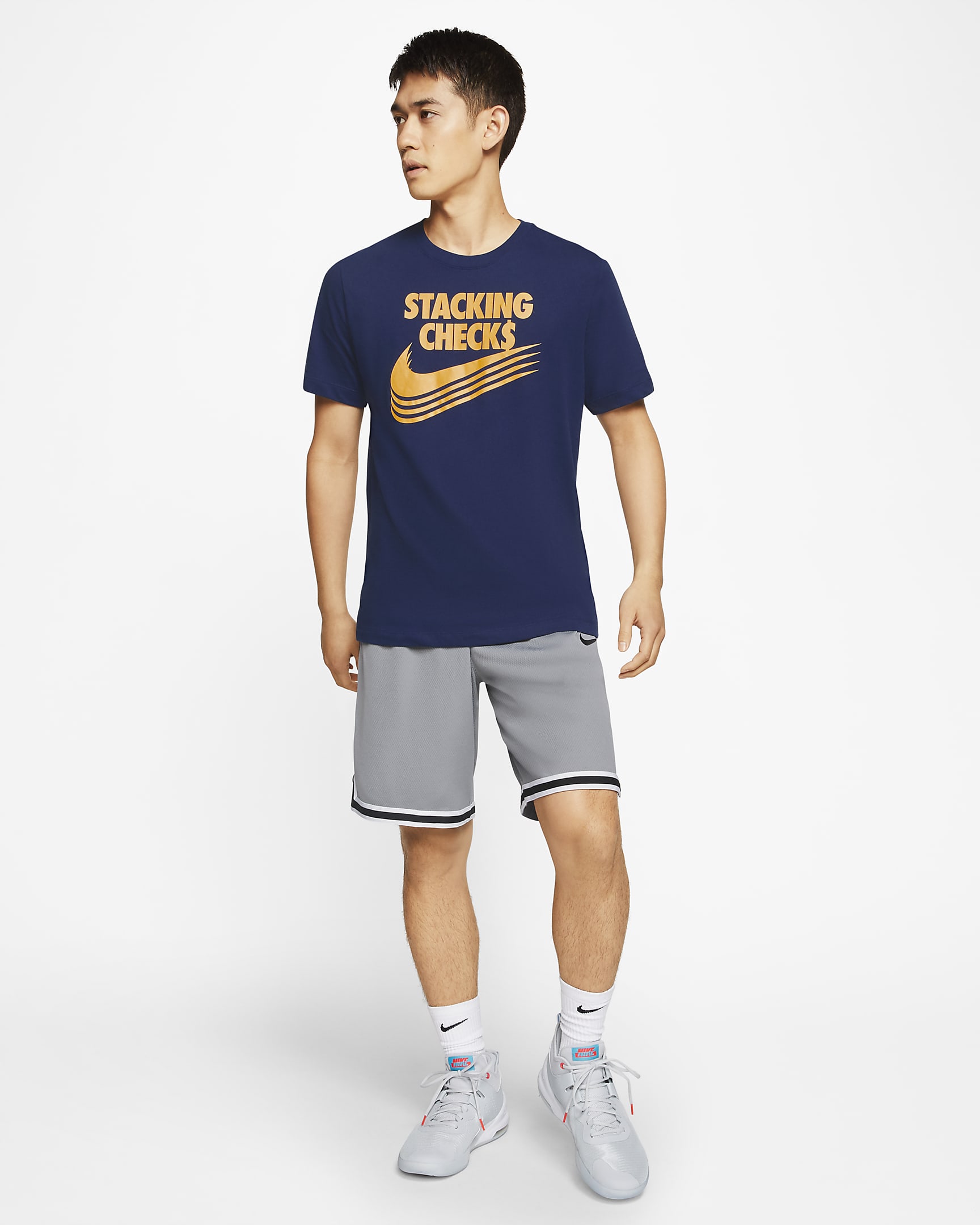 Nike Dri-FIT Stacking Checks Men's Basketball T-Shirt. Nike JP