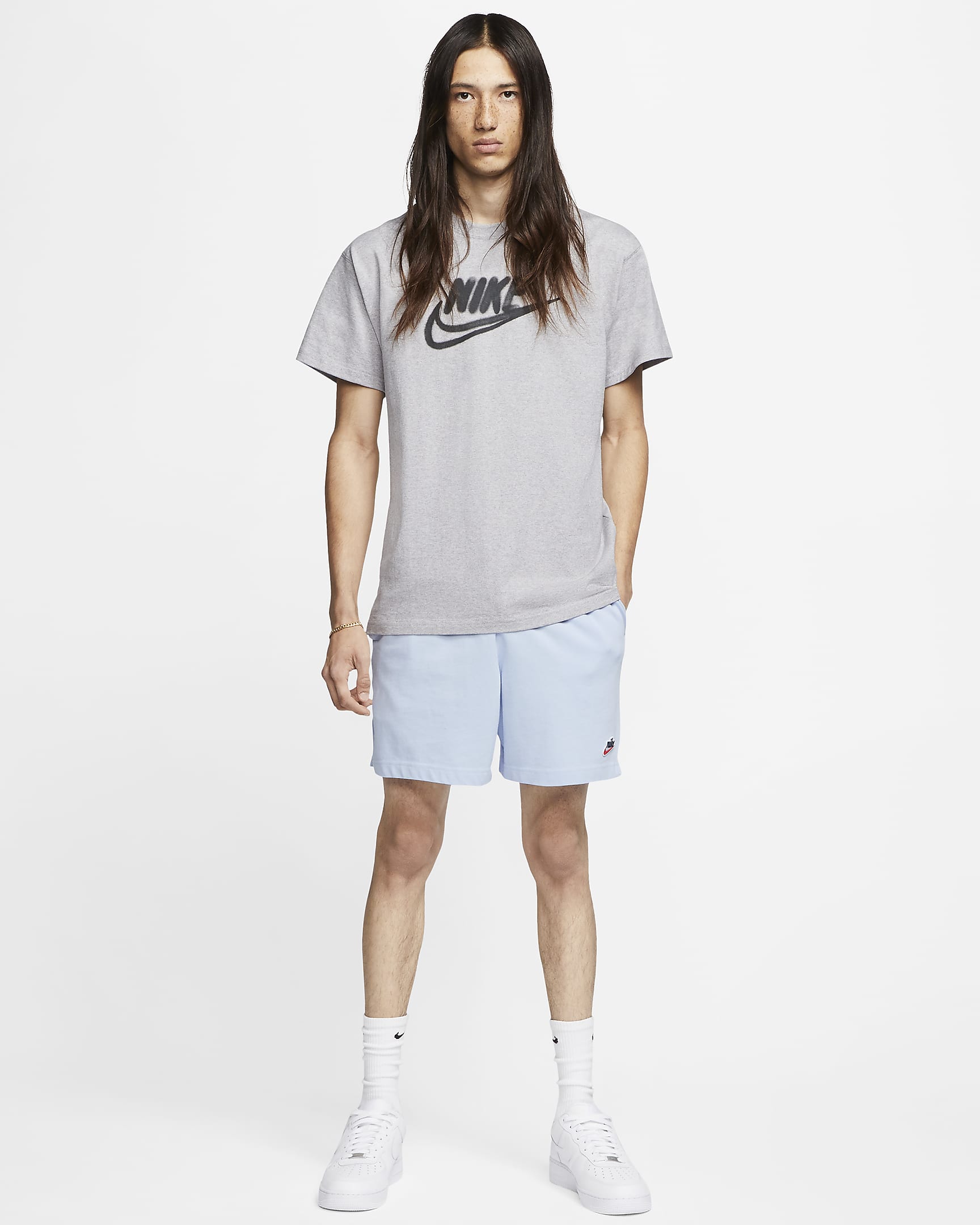 Nike Sportswear Heritage Men's Gym Shorts - Hydrogen Blue