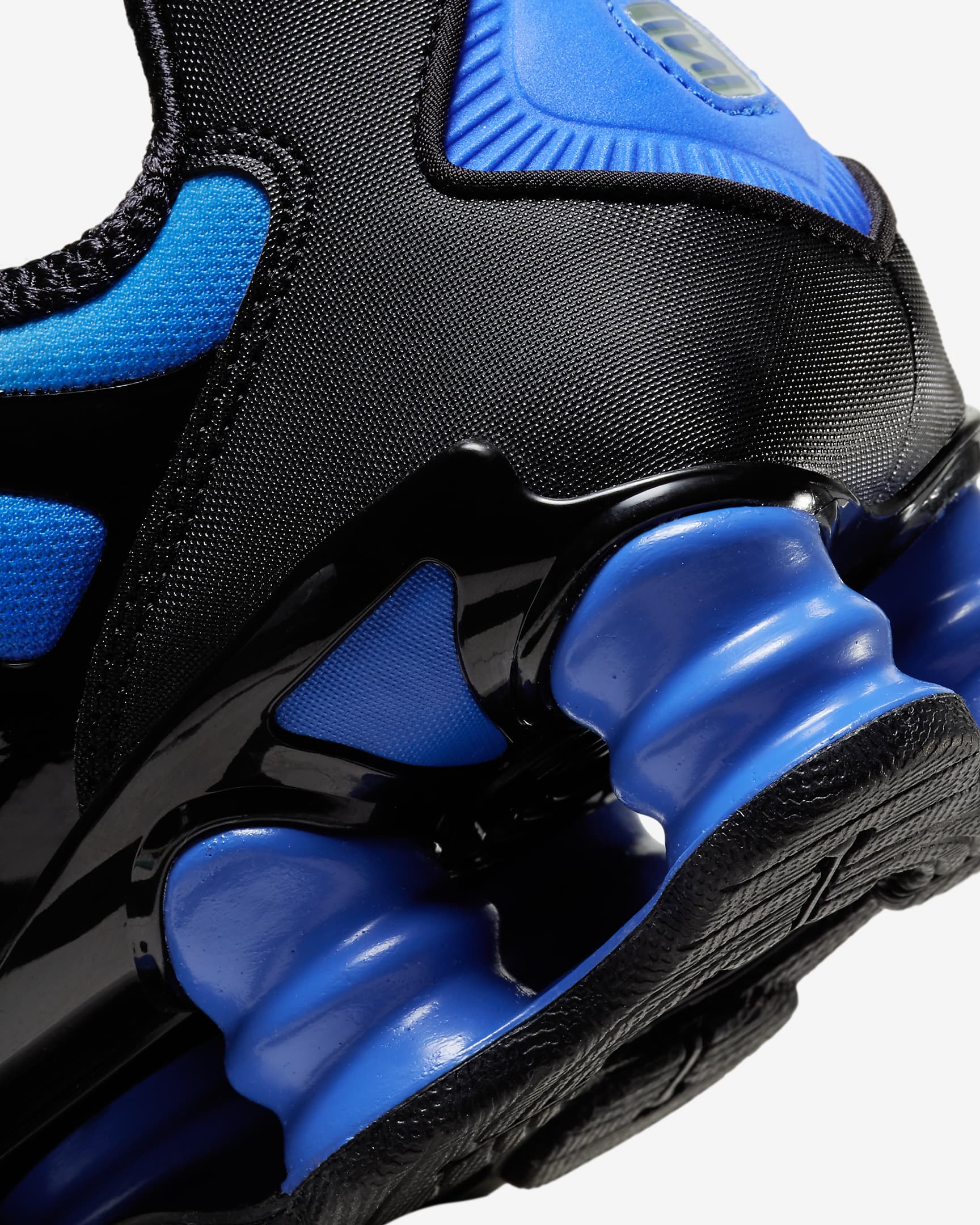 Chaussure Nike Shox TL pour Homme - Noir/Racer Blue/Vapor Green