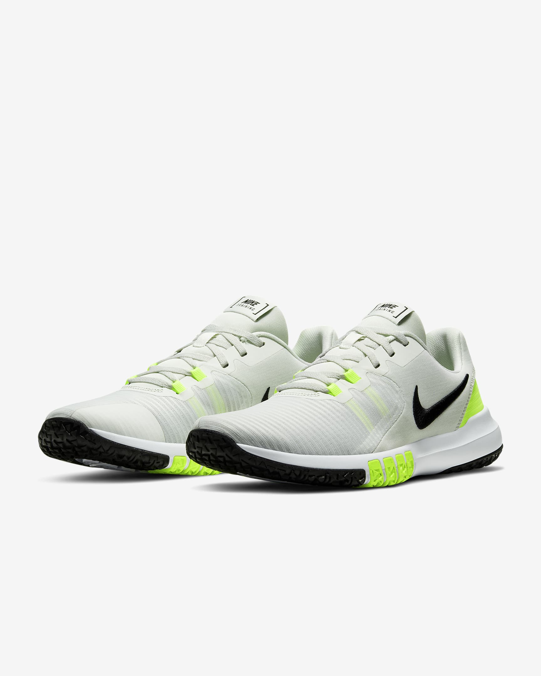 Nike Flex Control 4 Men's Workout Shoes - Spruce Aura/Volt/White/Black