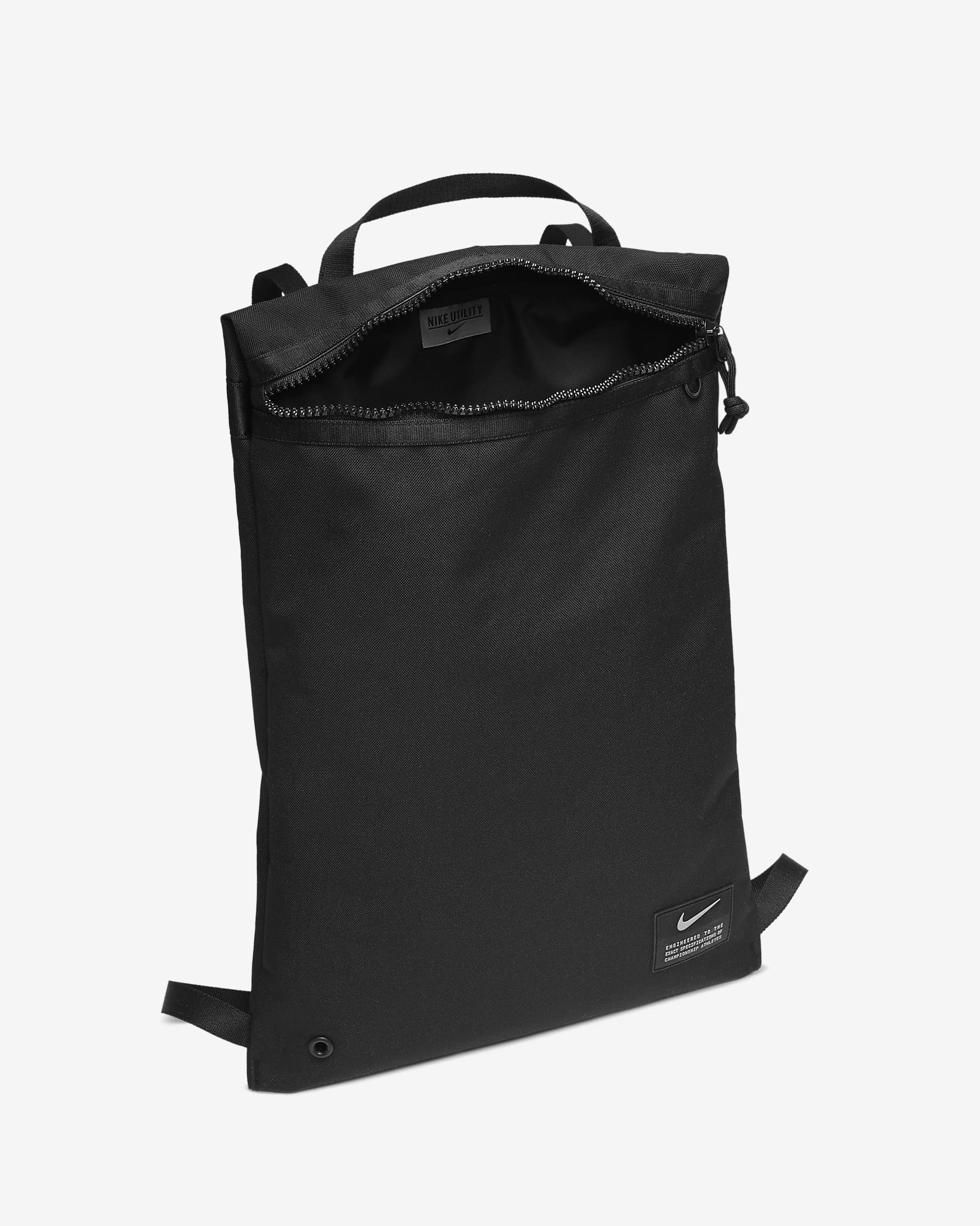 Nike Utility Training Gymsack (17L) - Black/Black/Enigma Stone