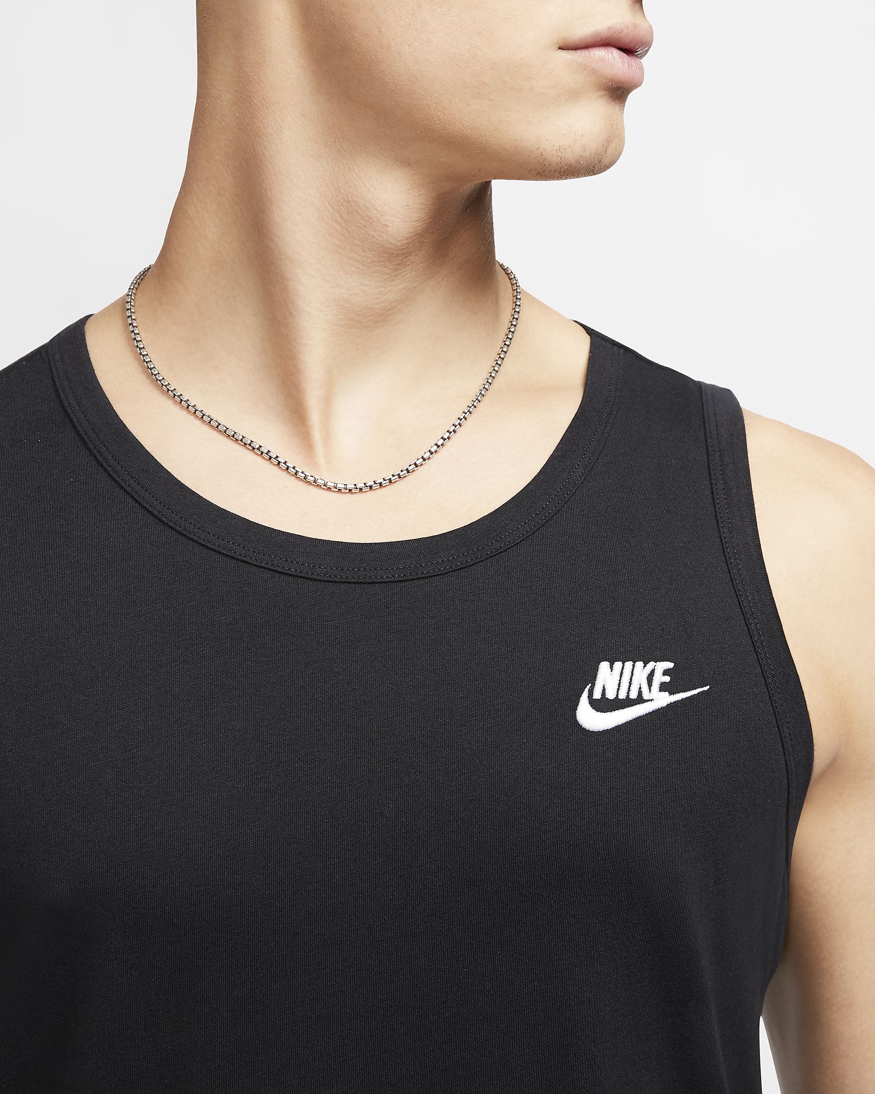 Nike Sportswear Club Men's Tank Top - Black/White