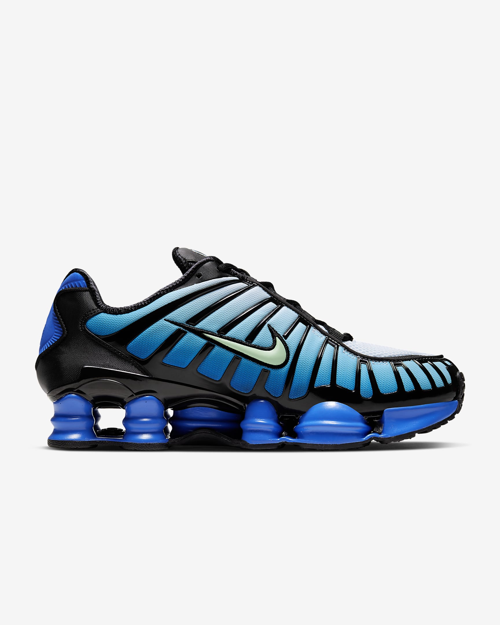 Nike Shox TL Men's Shoes - Black/Racer Blue/Vapour Green