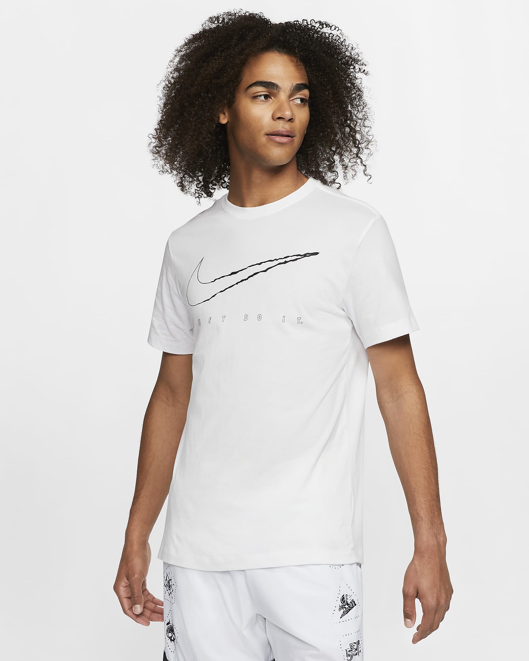 Nike Dri-FIT Men's Training T-Shirt - White