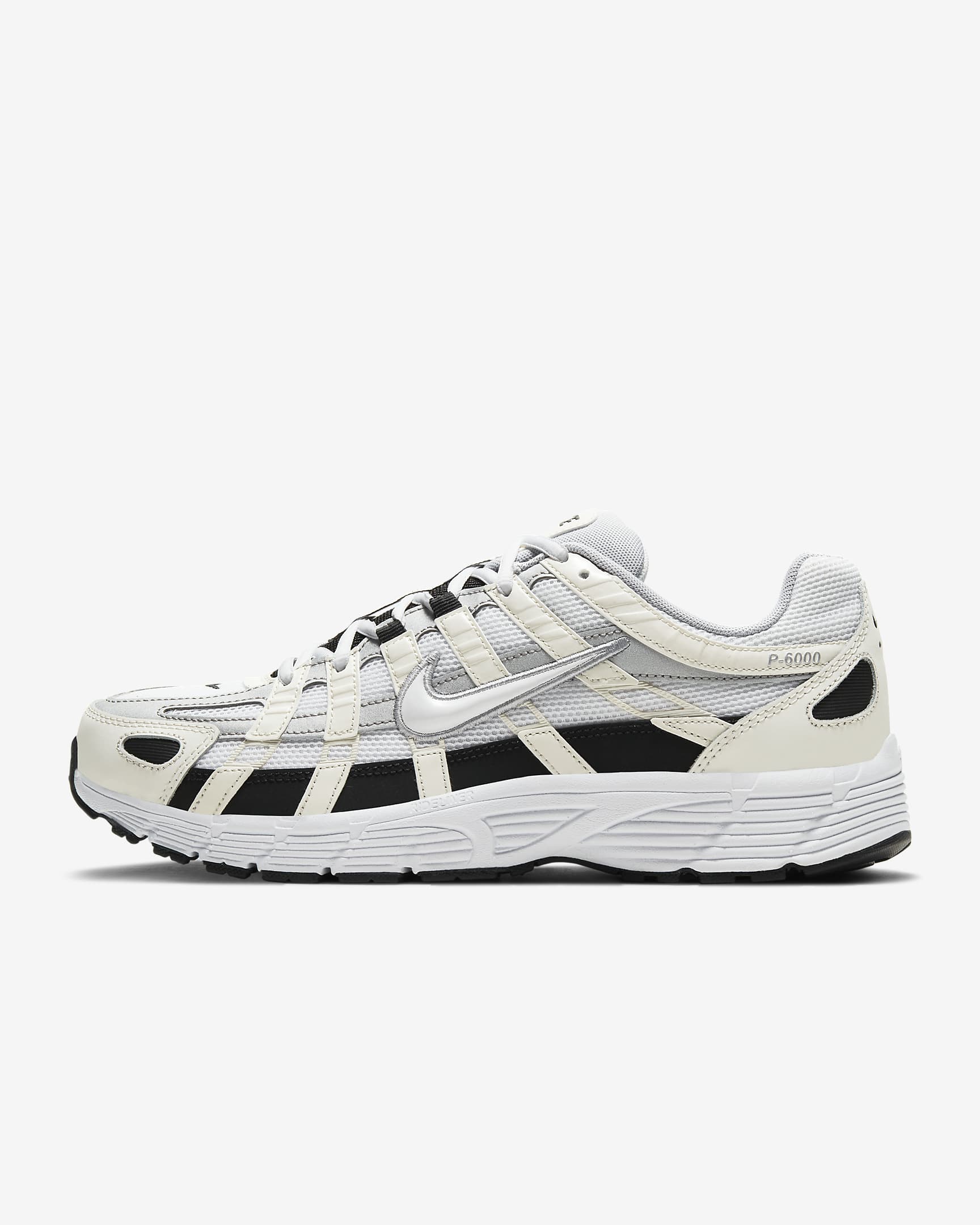 Nike P-6000 Shoes - Sail/Wolf Grey/Metallic Silver/White