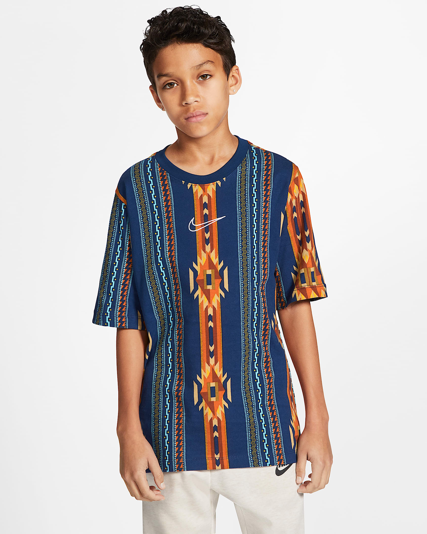 Nike Sportswear Big Kids' (Boys') T-Shirt - Game Royal